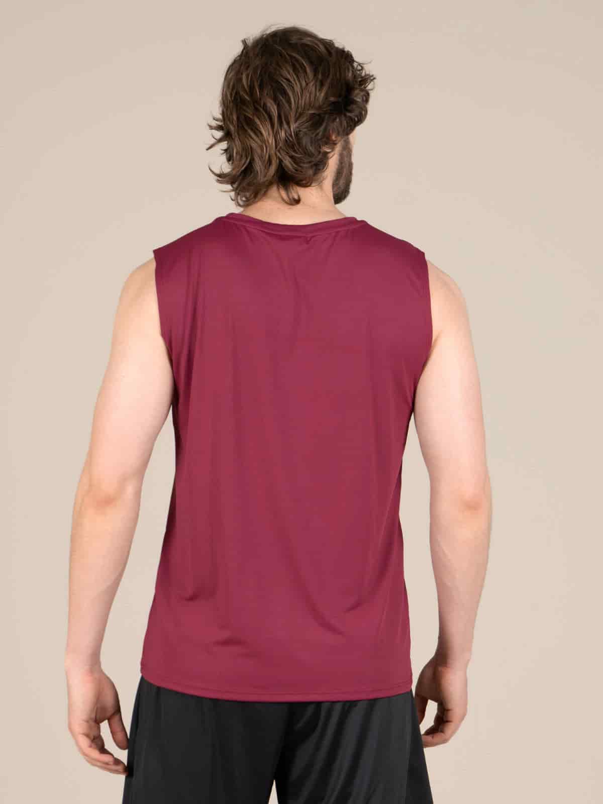 Camisilla hombre juno ibiza vino - miniatura 3