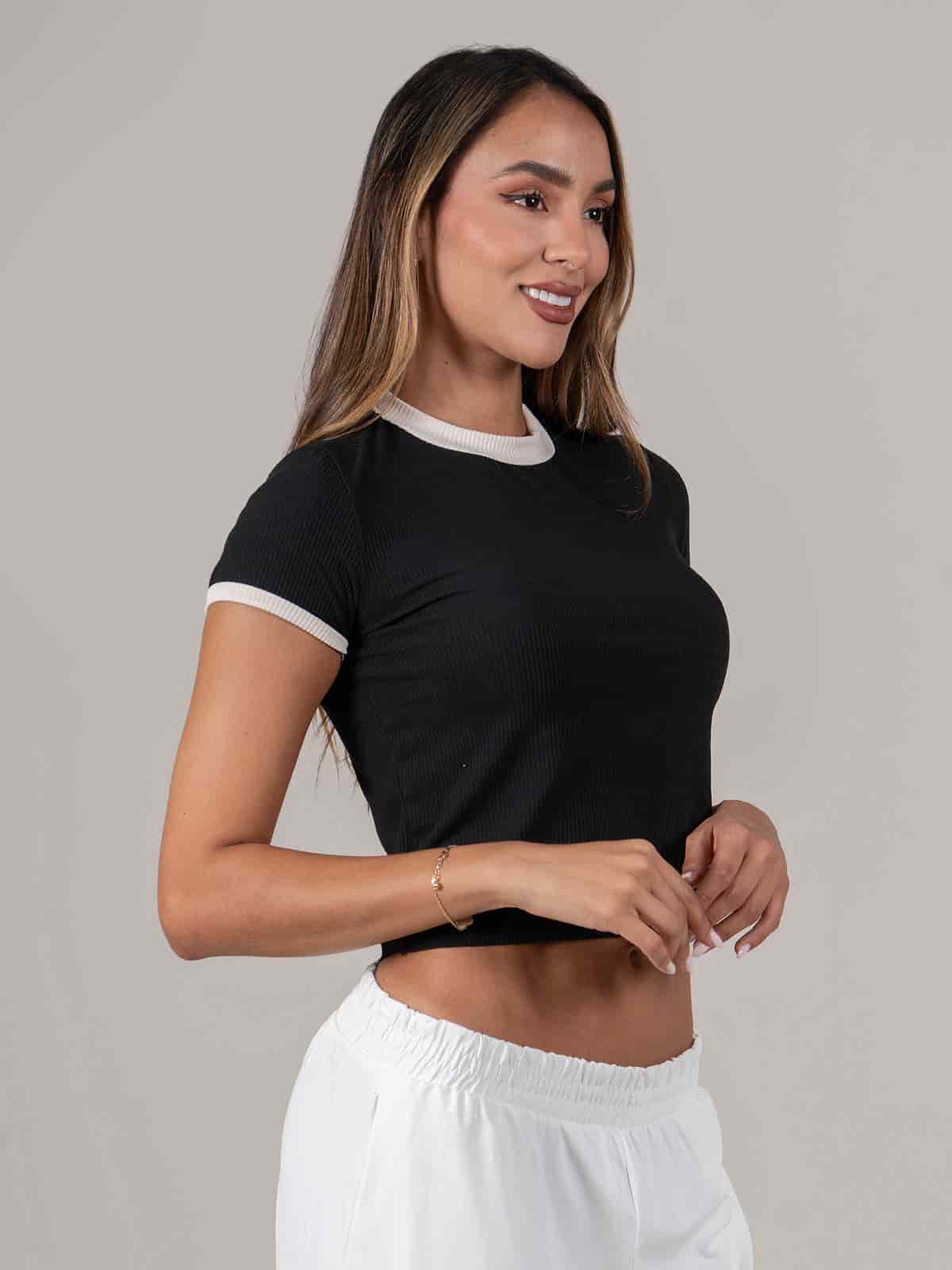 Blusa Ziwa Dolce Negra - miniatura 2