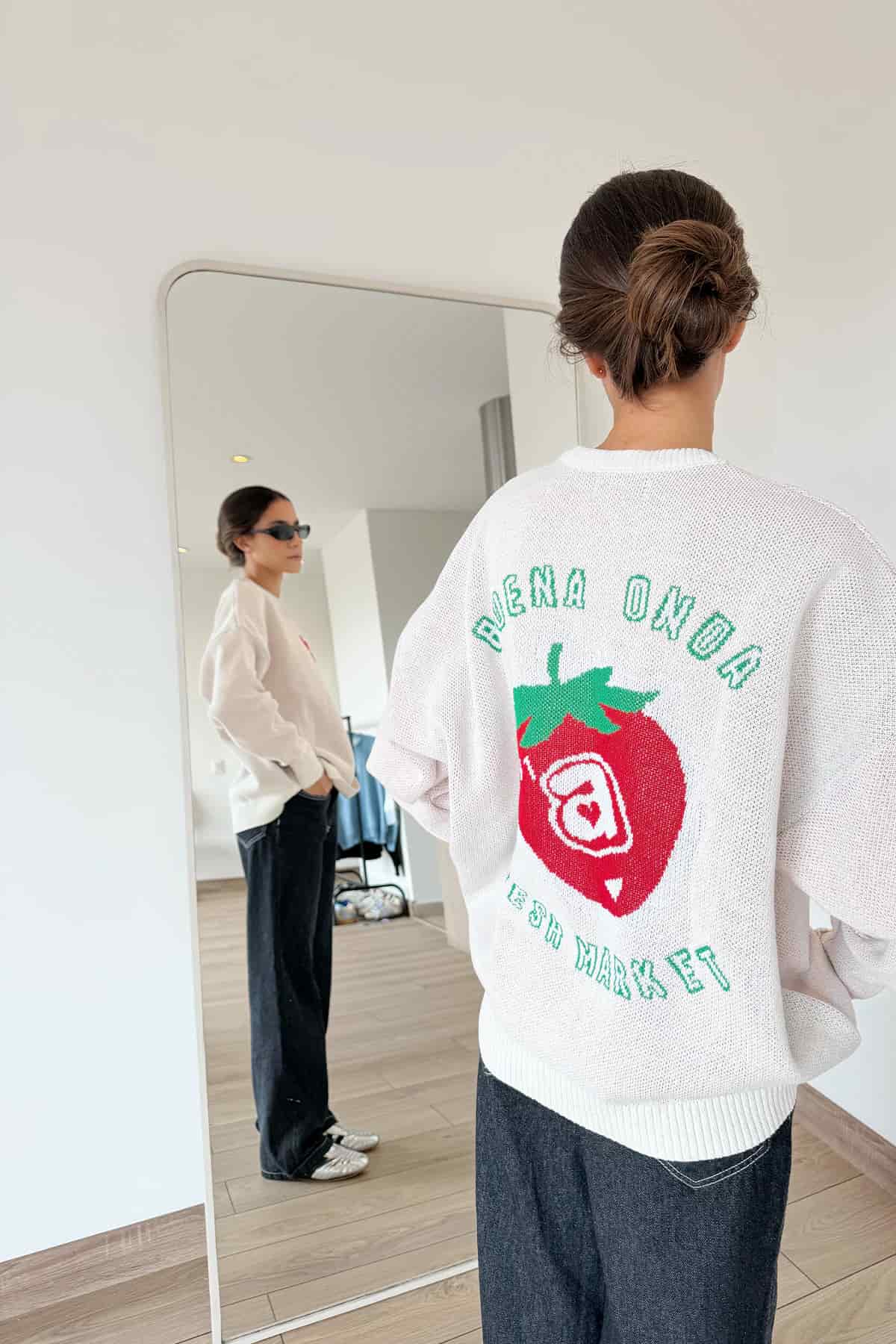 STRAWBERRY KNIT SWEATER - miniatura 2