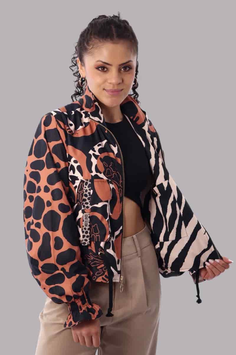 Chaqueta corta estampada Ojo Salvaje - miniatura 10