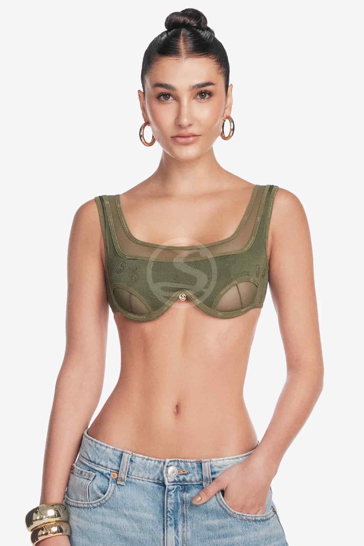 Bralette Flux Verde Santísimas Ref. S-695 - miniatura 1