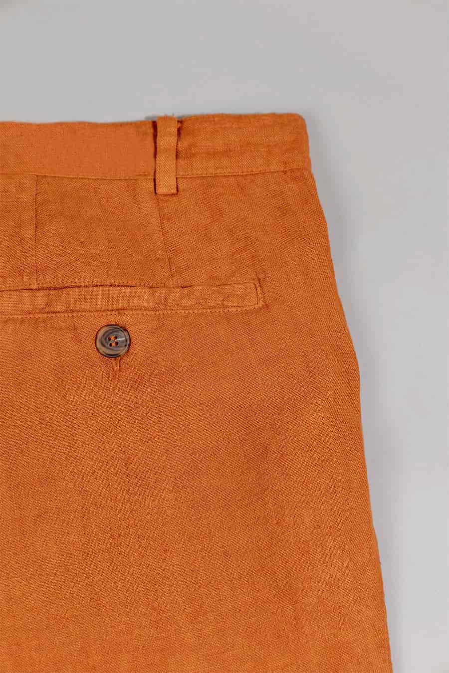 Men's linen pants honey basic - miniatura 6