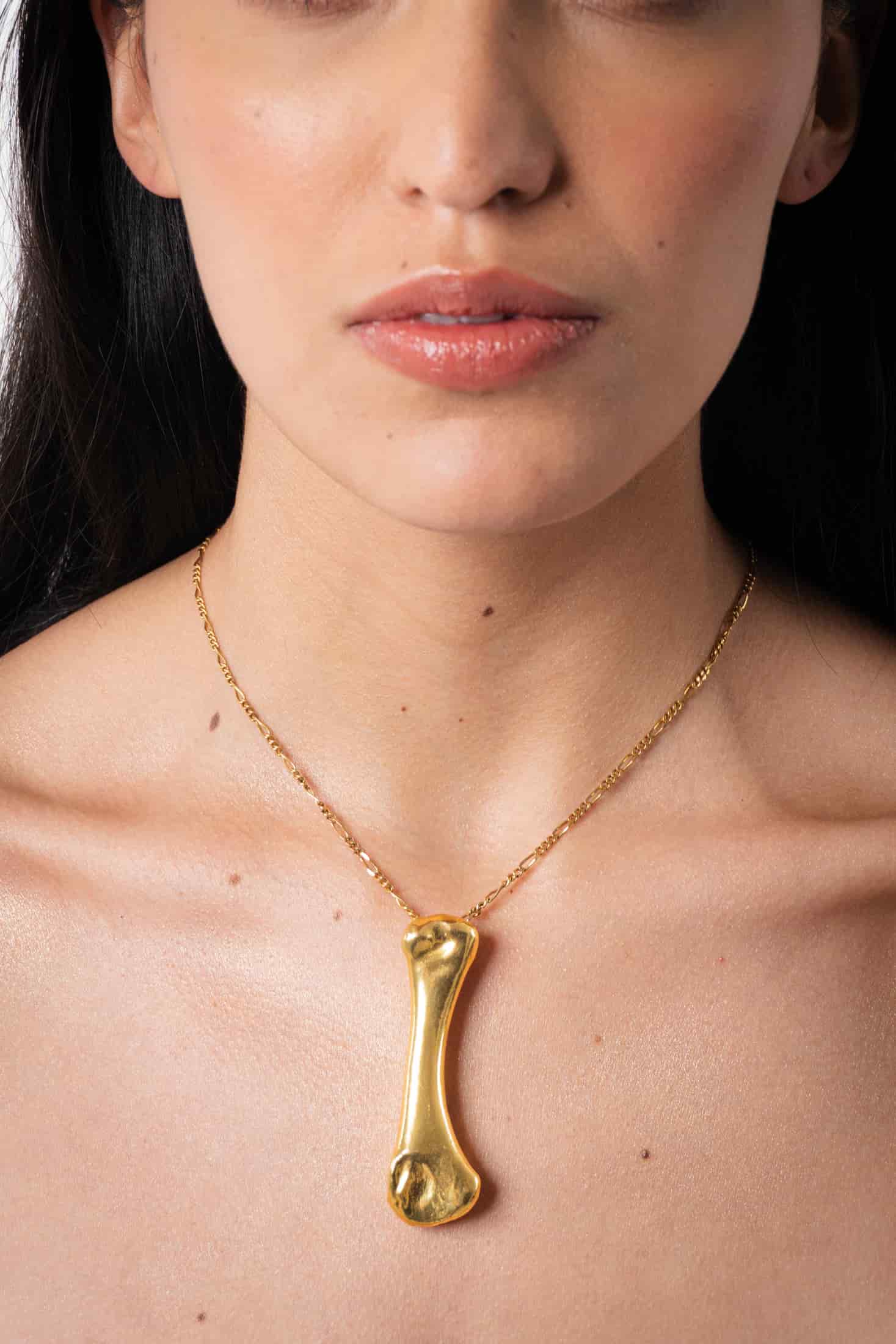 MINI BONE NECKLACE - miniatura 1