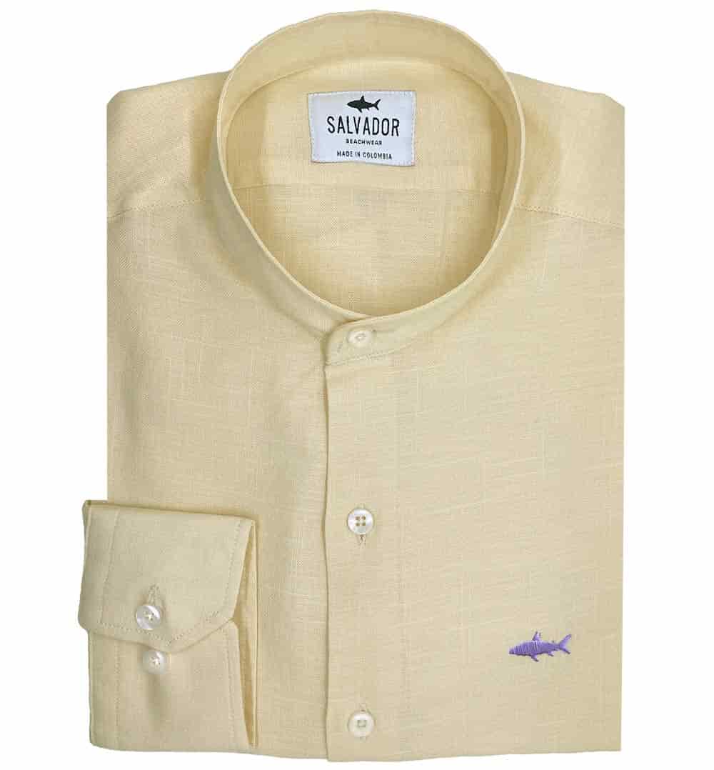 CAMISA NERU AMARILLO PASTEL - miniatura 1