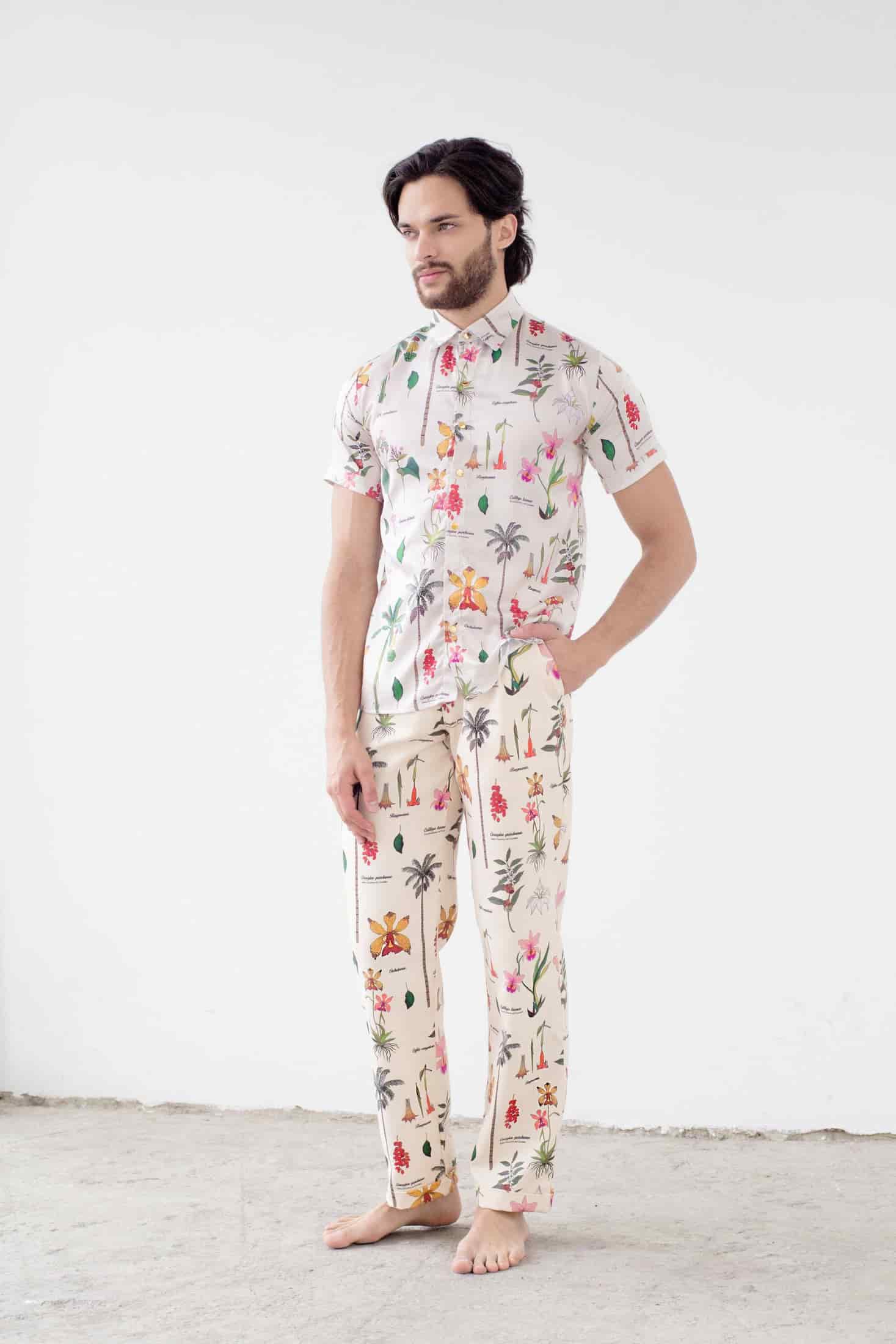 Pantalón Expedición Botánica Crema (unisex) - miniatura 2