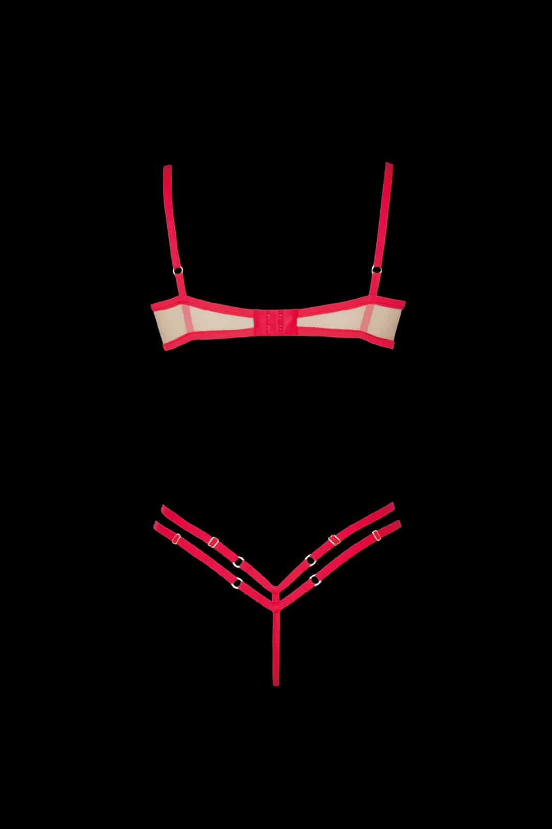 SET AGUSTINA ROJO CEREZA - miniatura 5