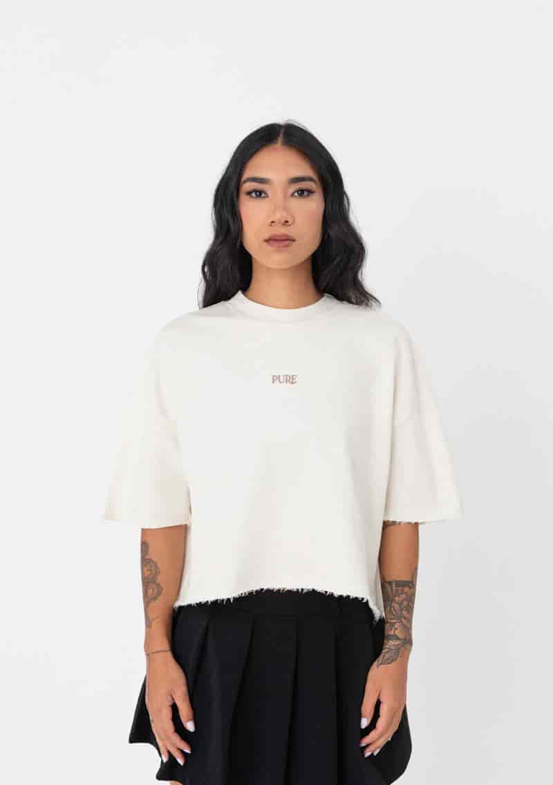 Atelier Cream Crop top - miniatura 3