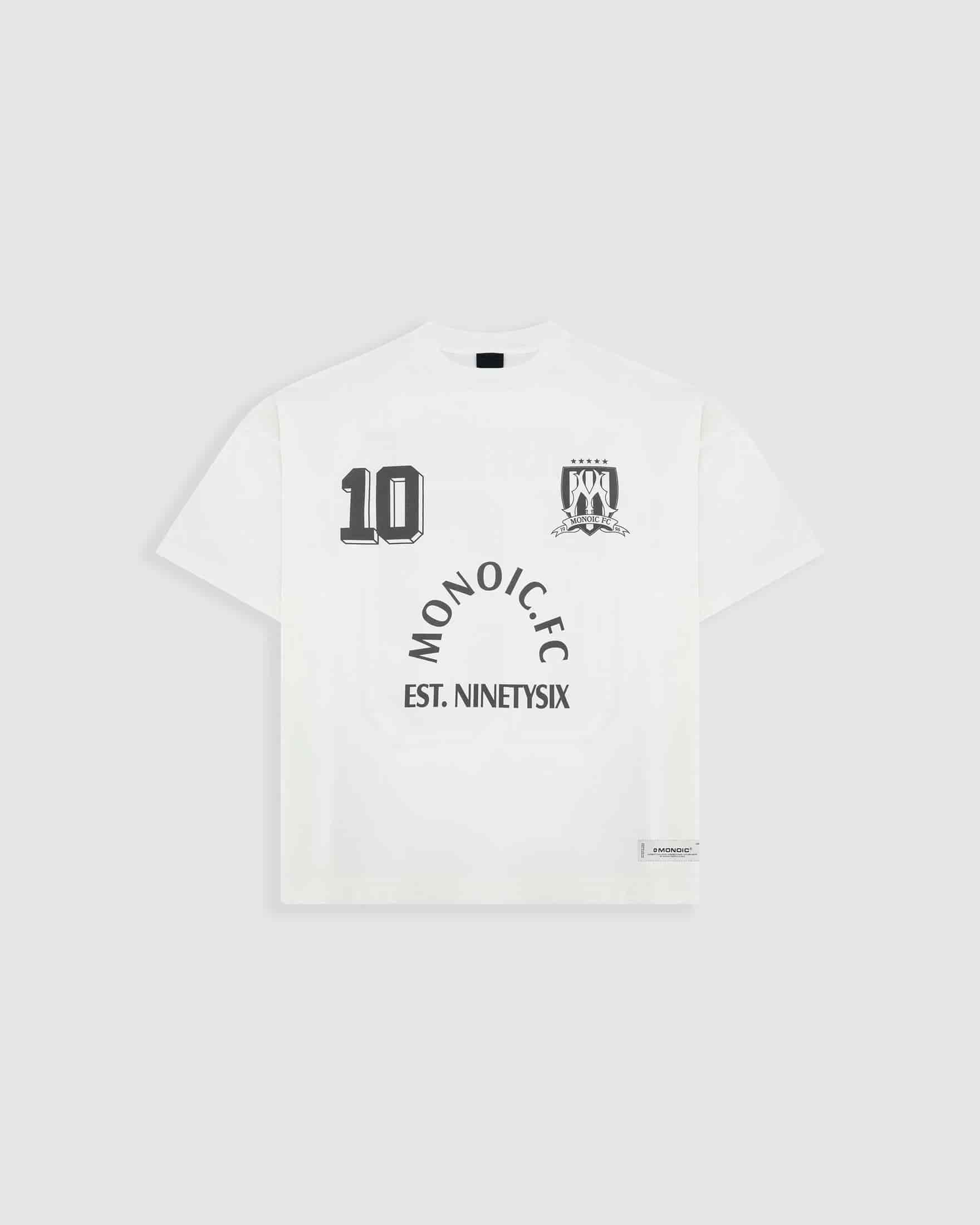 Camiseta Boxy Fit Ninetysix - Off White - miniatura 1