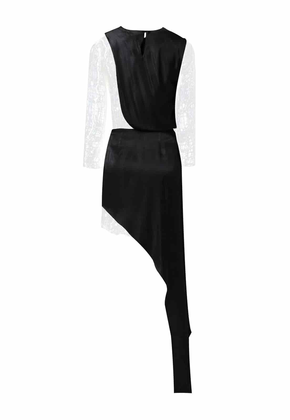 NUNO MESH FELT DRESS - miniatura 3