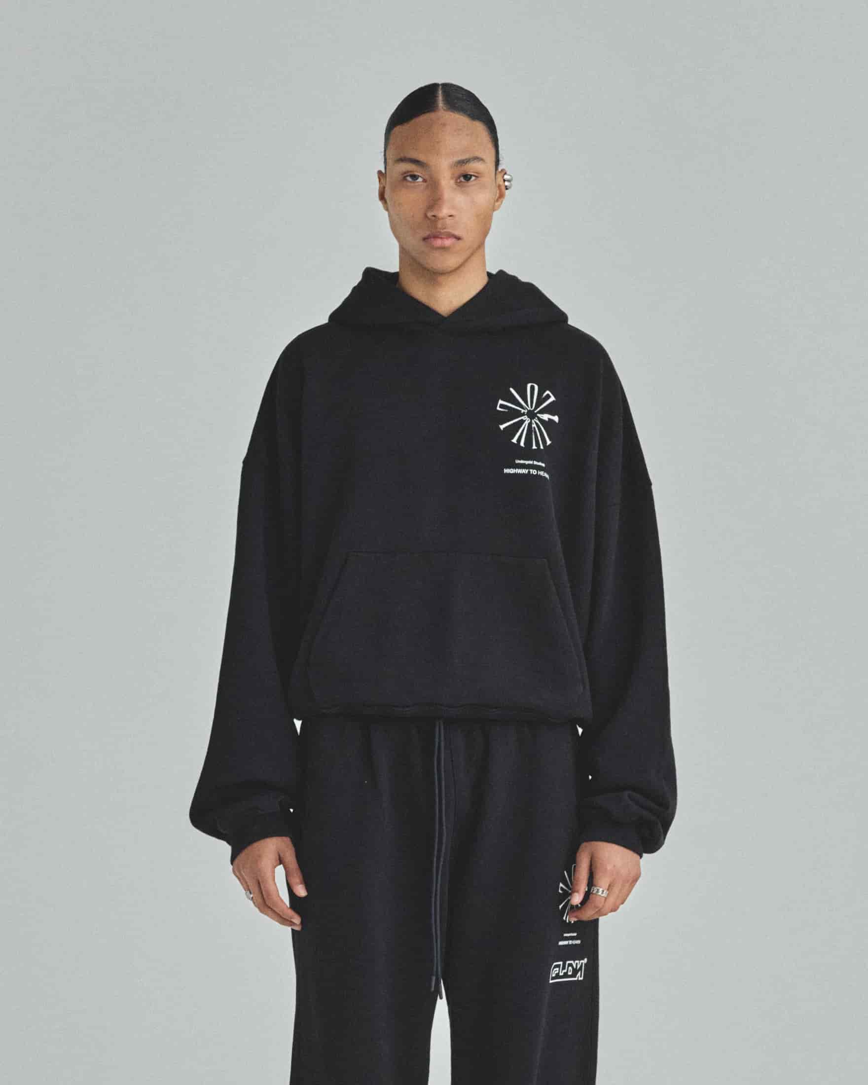 Spring Pray 4 Love Boxy Fit Hoodie Black - miniatura 2