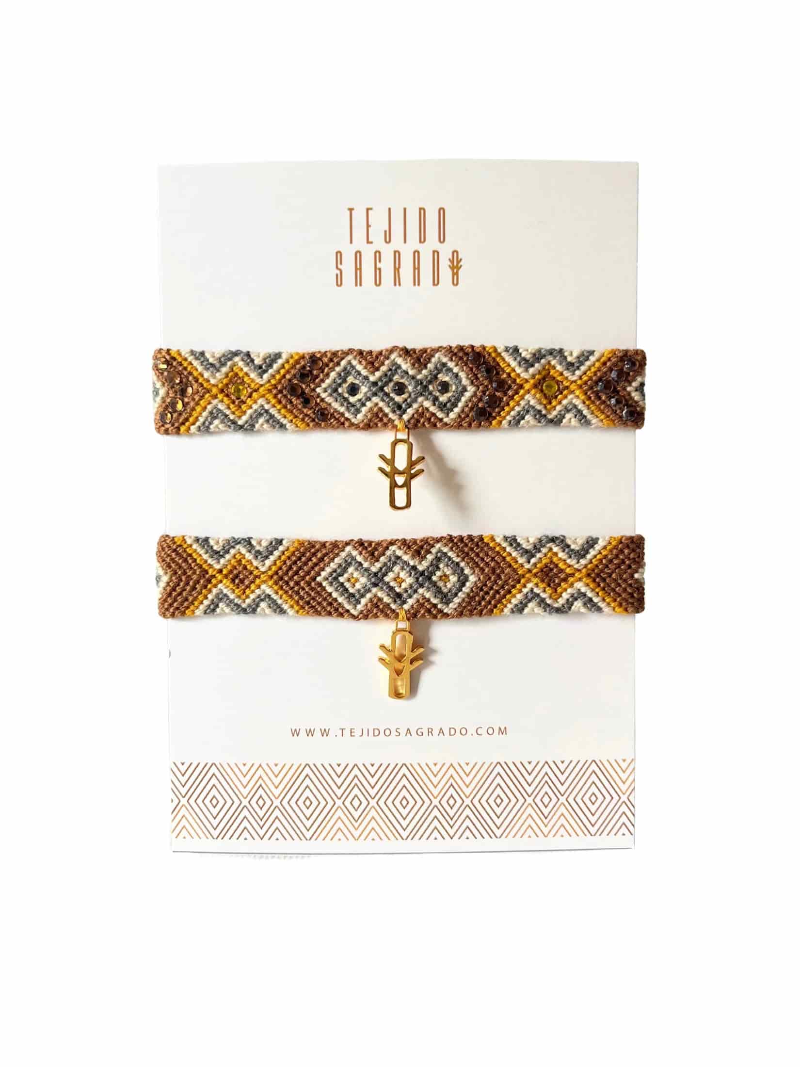 Brown Duo Bracelets - miniatura 2