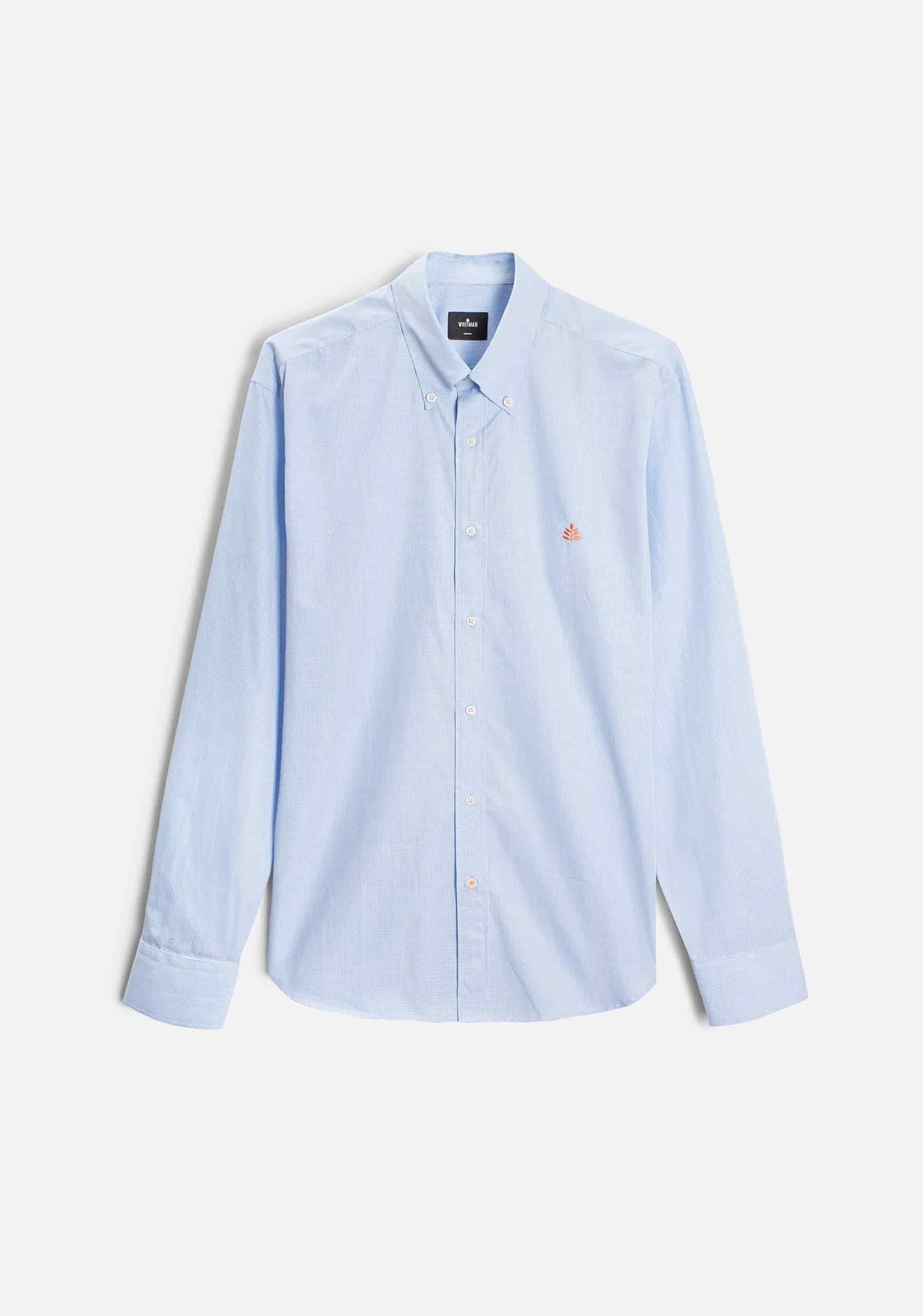 Camisa H CBD Cuadros L-Sal Azul Med - miniatura 1