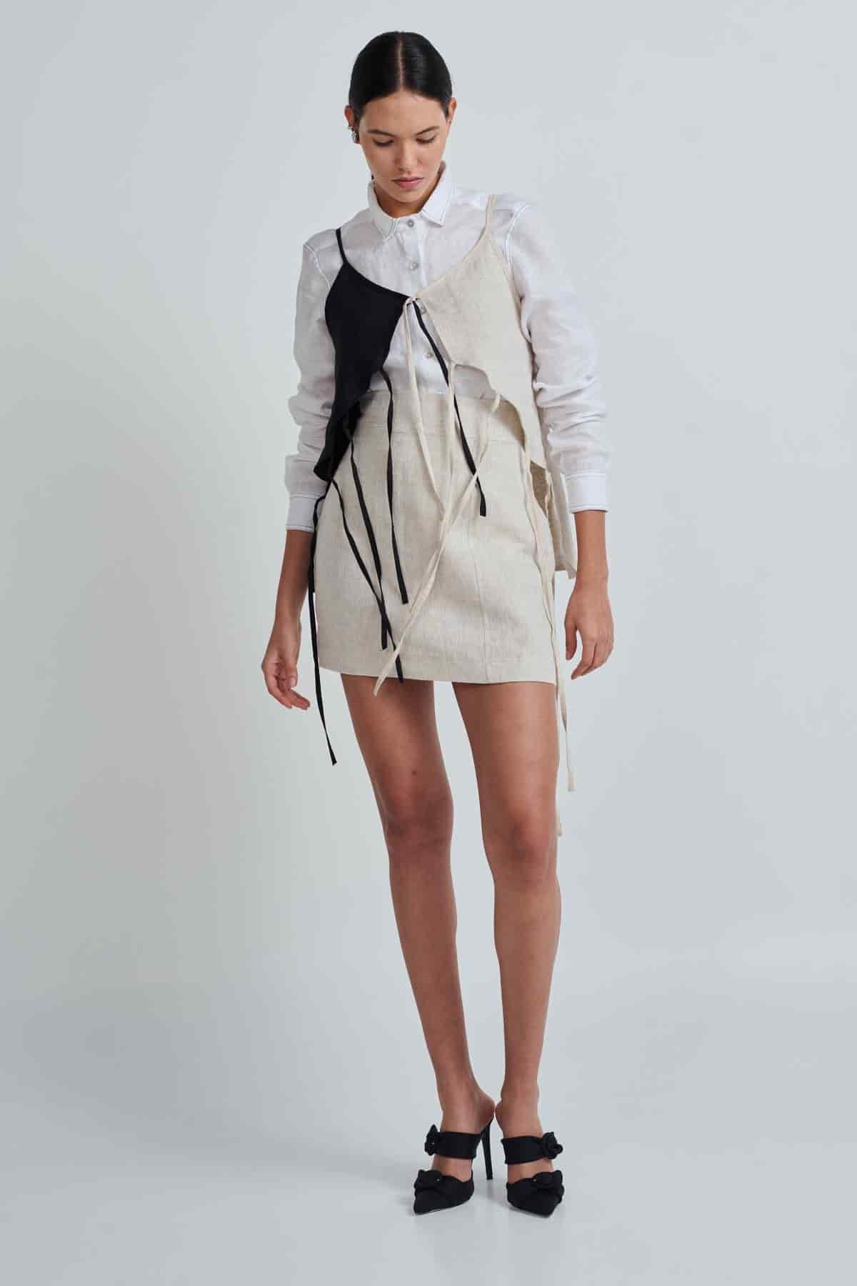VOULA SKIRT NATURAL - miniatura 2