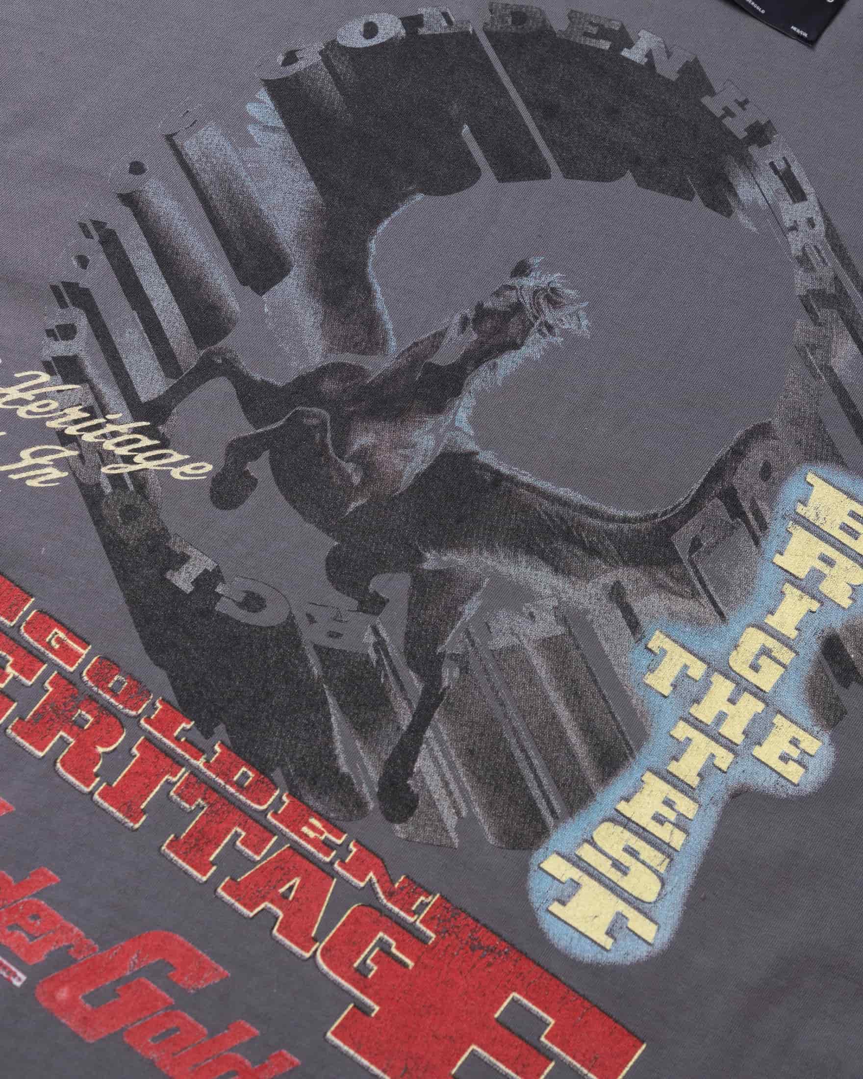 Golden Heritage Pegasus Tshirt Gray - miniatura 4