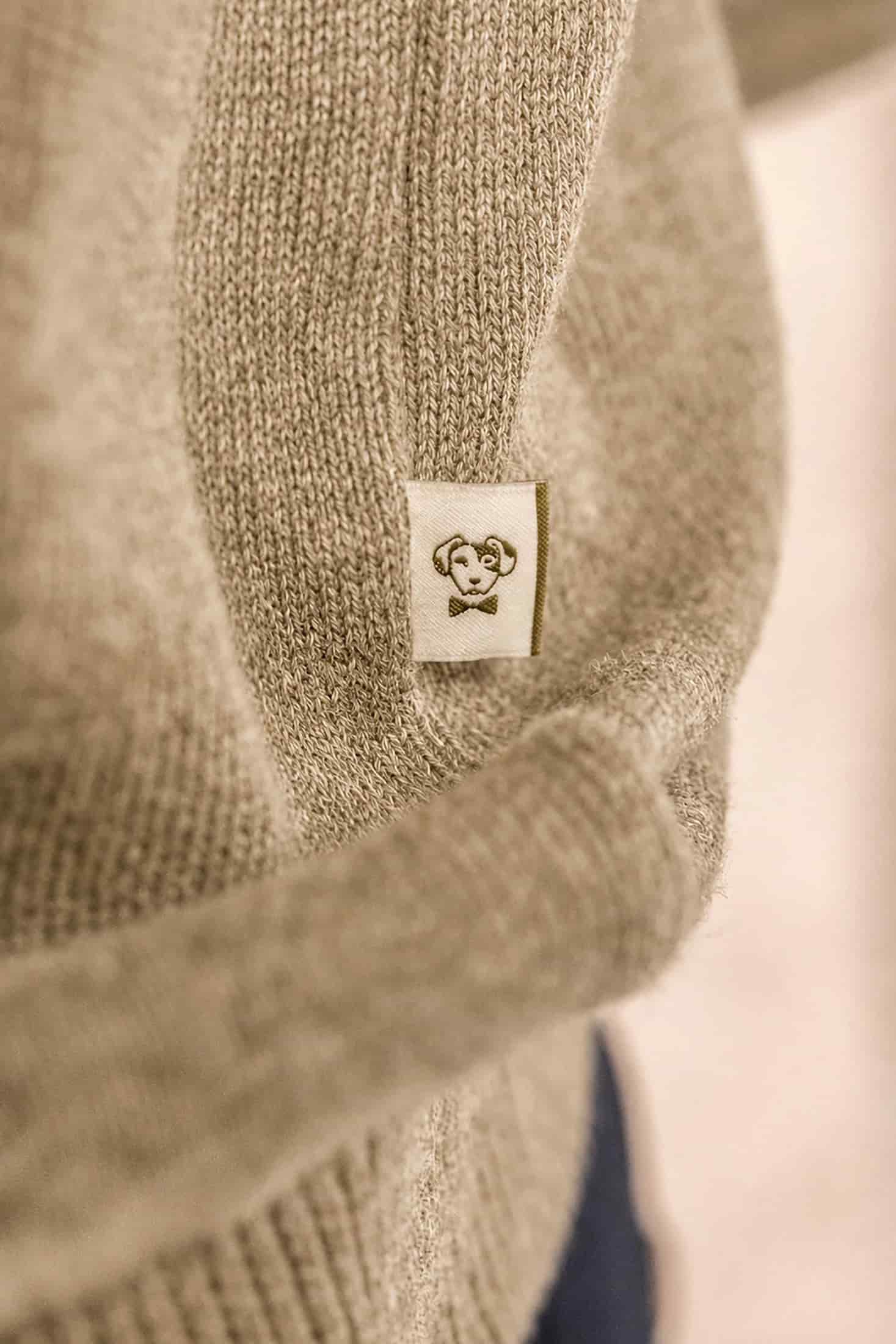 Halfzip Algodon Peinado Antiarrugas Camel - miniatura 4