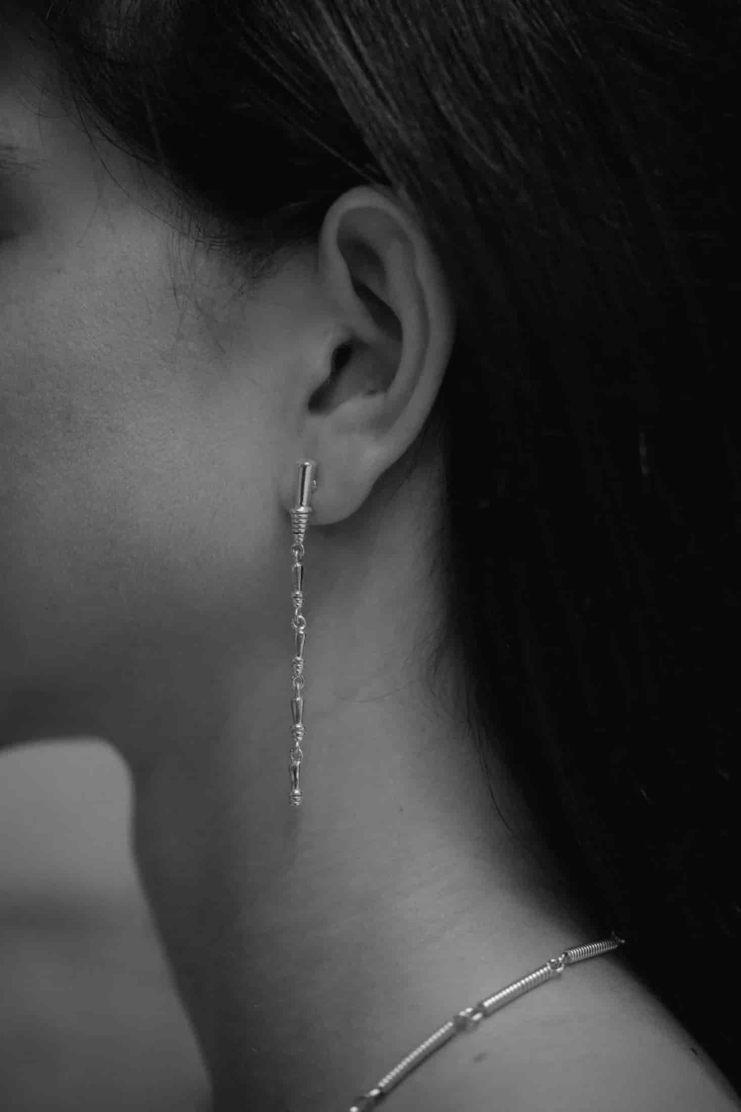 Long Pech Earrings Gold - miniatura 3