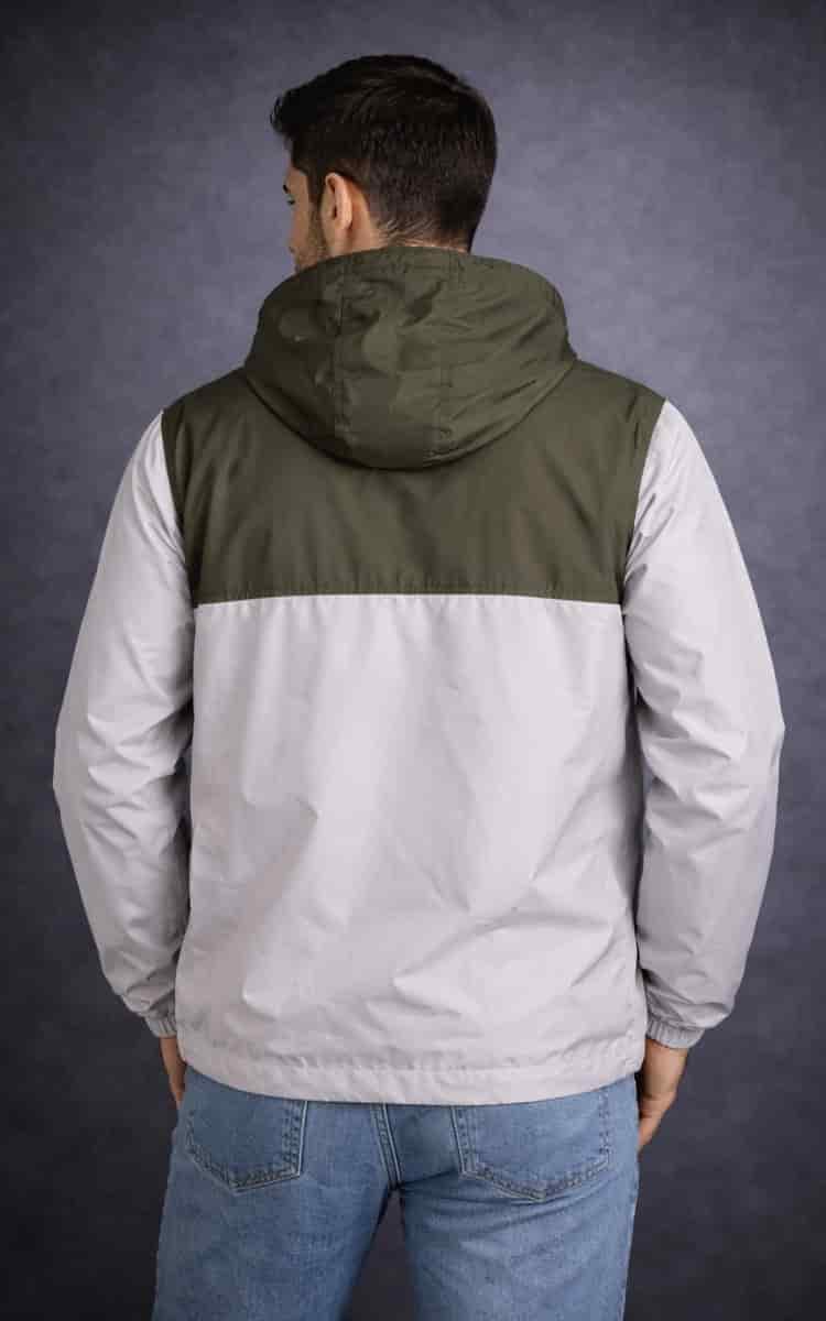 CHAQUETA ROMPEVIENTOS VERDE UNISEX - miniatura 2