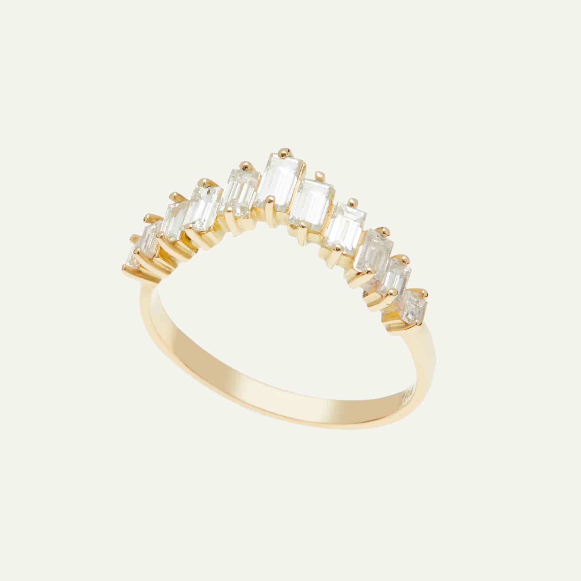 Anillo Tiara Baguette - miniatura 1