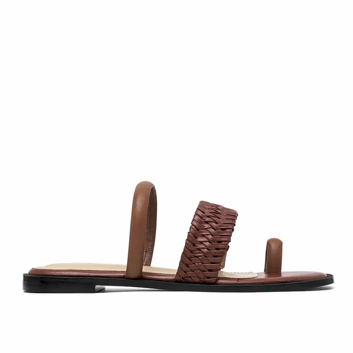ALLEGRA COGNAC SANDALS - miniatura 1