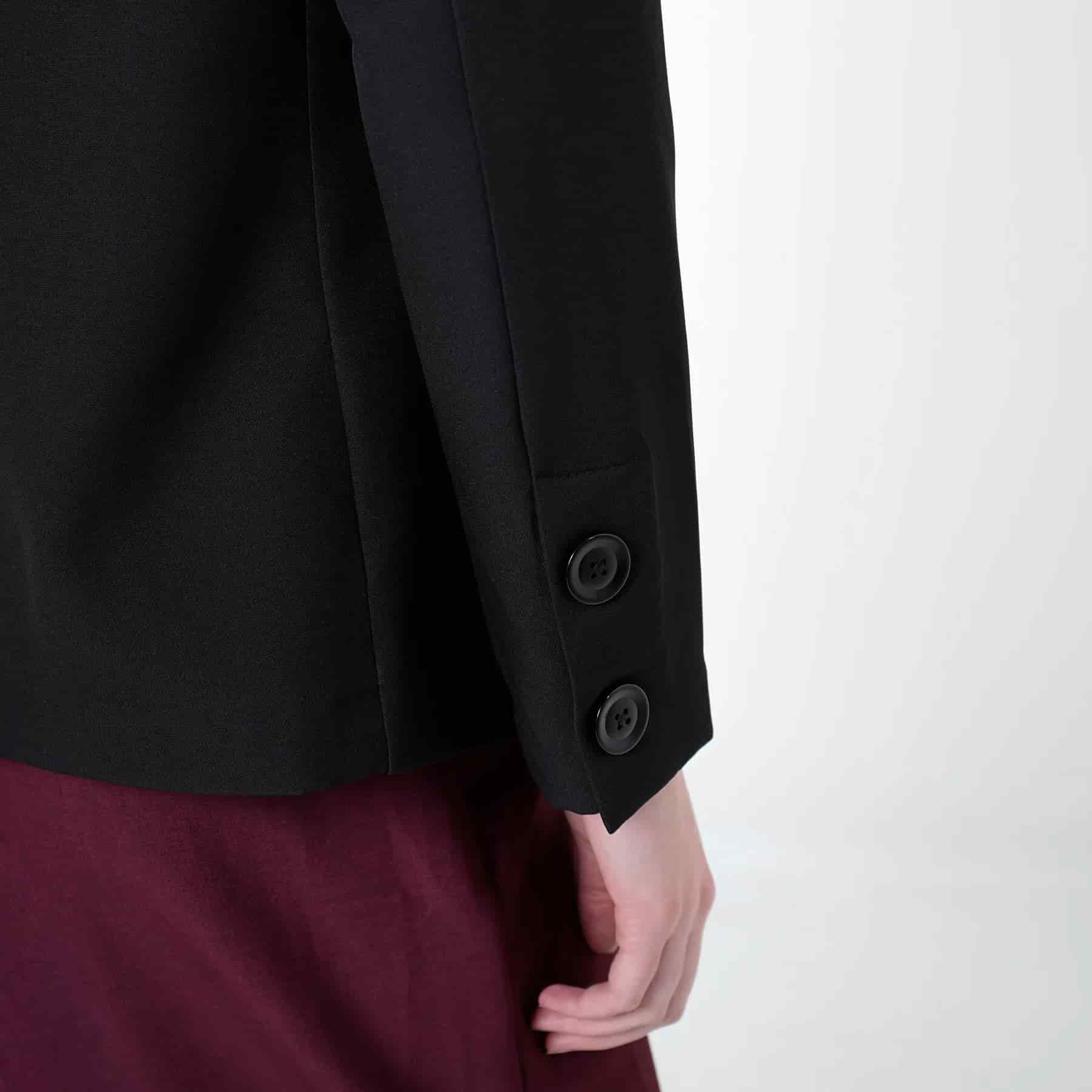 Chaqueta blazer básico con solapa y botones - miniatura 24