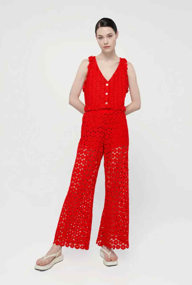 CHRISTIE PANTS RADIANT RED - miniatura 3