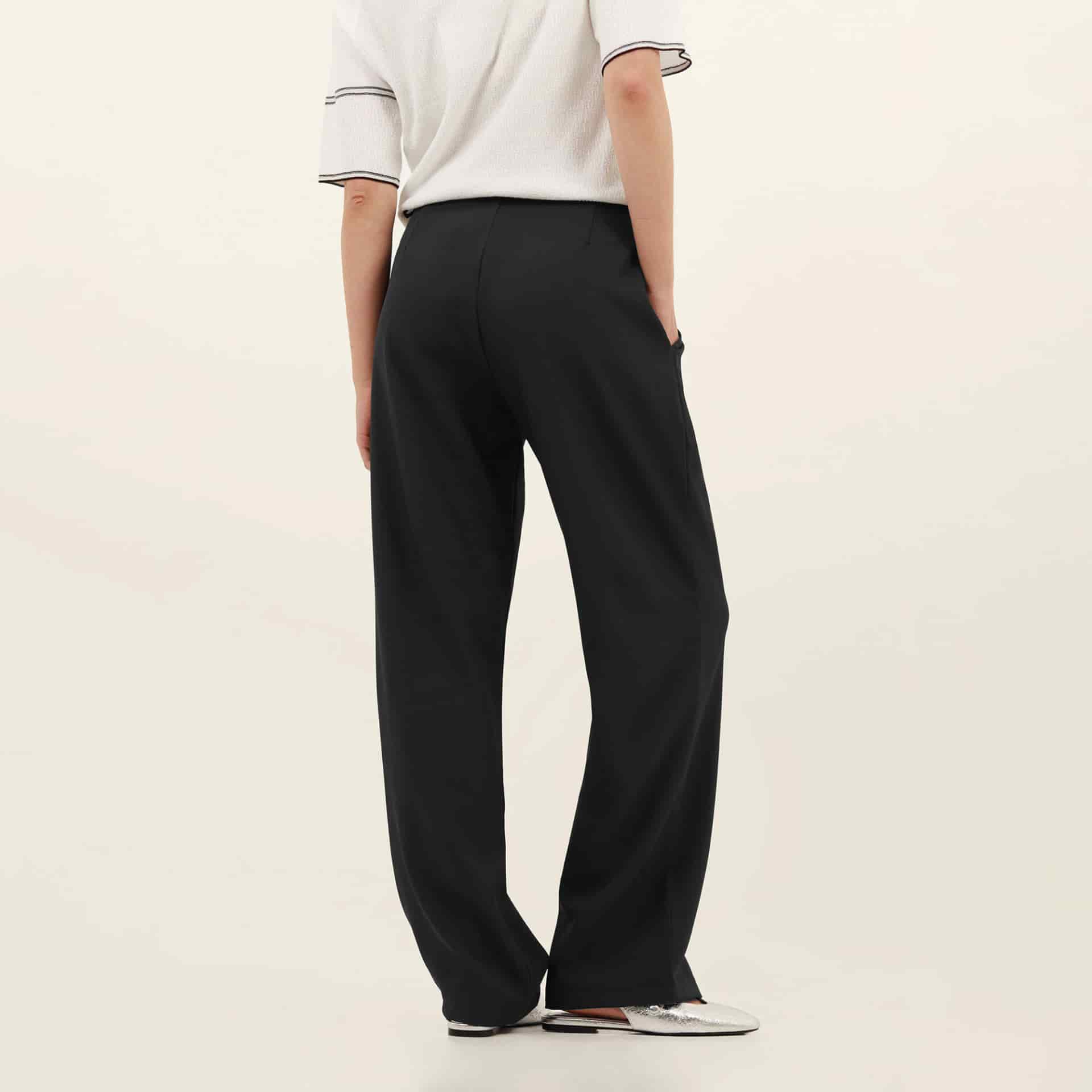 Pantalón bota recta con prenses y charreteras - miniatura 5