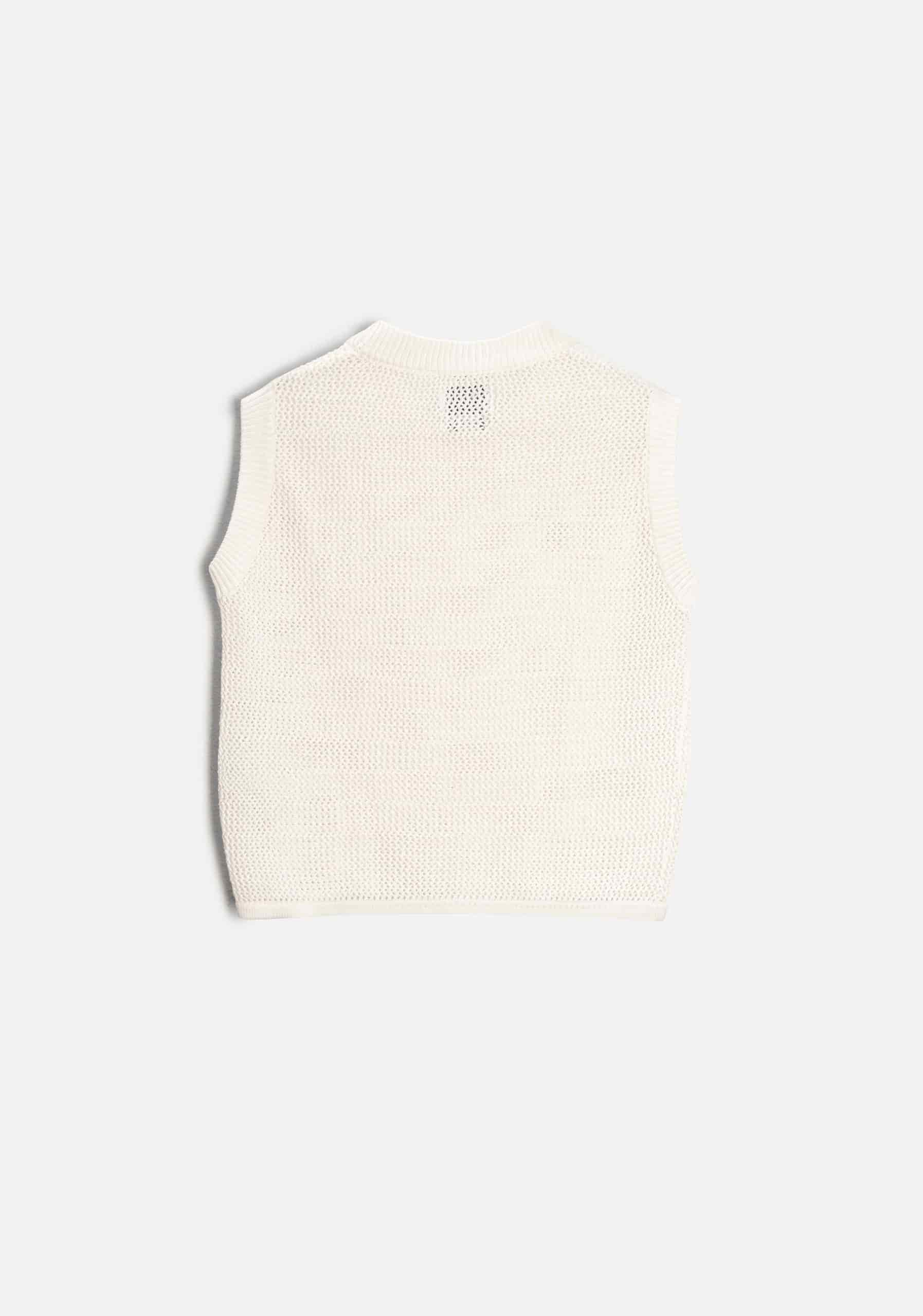 Camiseta M Tejida Serena Hueso - miniatura 4