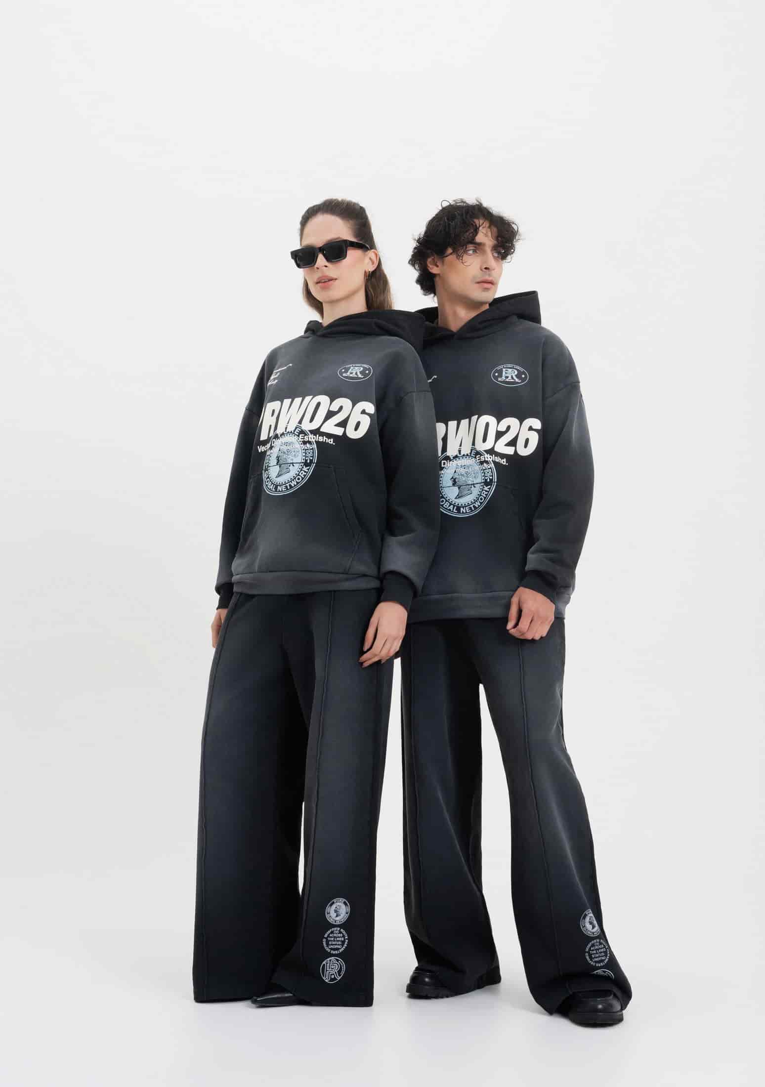 Across The Lines Black Hoodie - miniatura 7