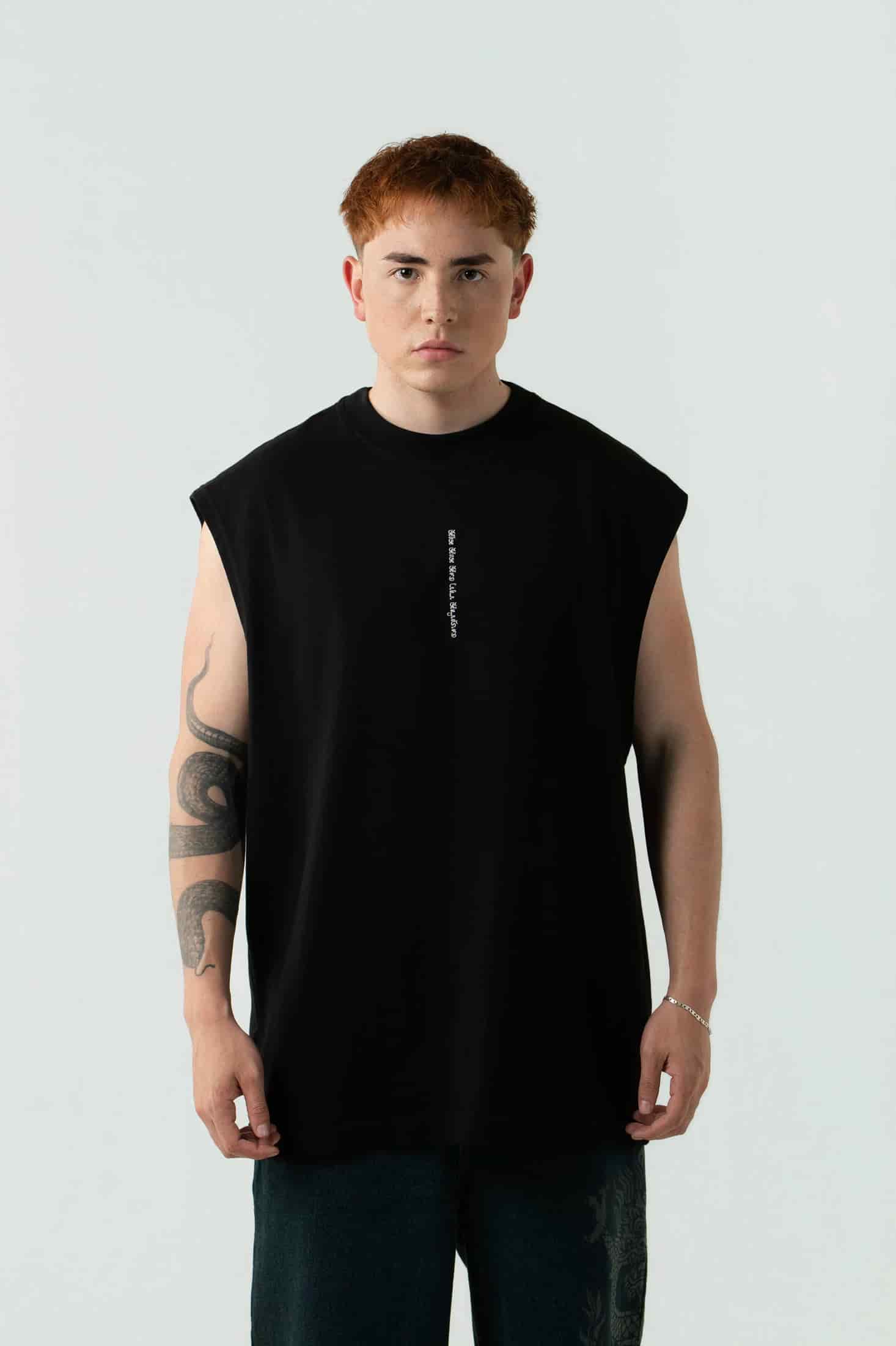 CAMISETA MANGA SISA COLOR NEGRO - miniatura 4