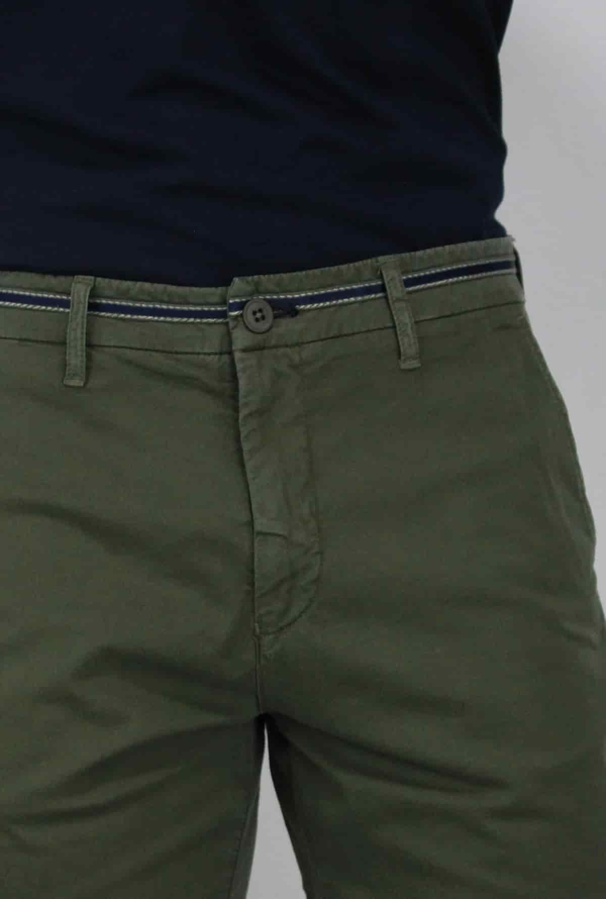 Bermuda hombre Verde Militar DMB3005 - miniatura 2