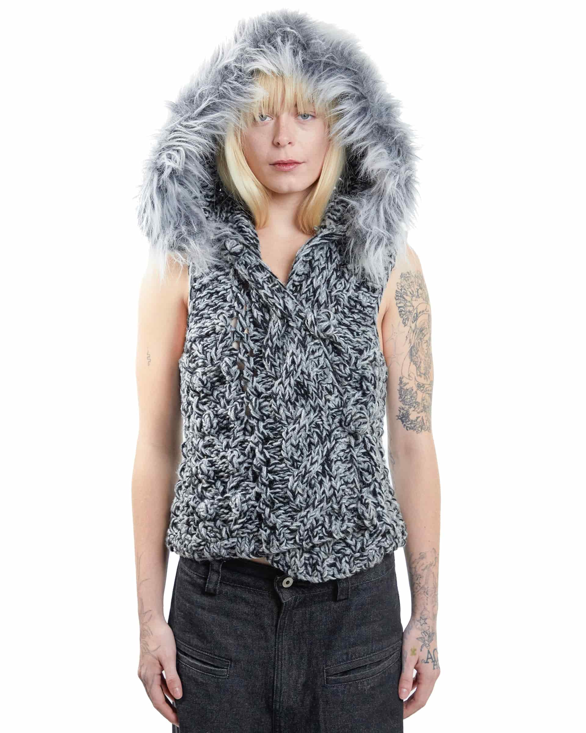 Velvet Knit Vest - miniatura 2