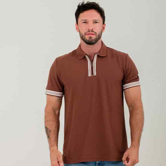 SUETER POLO MODA HOMBRE - miniatura 1