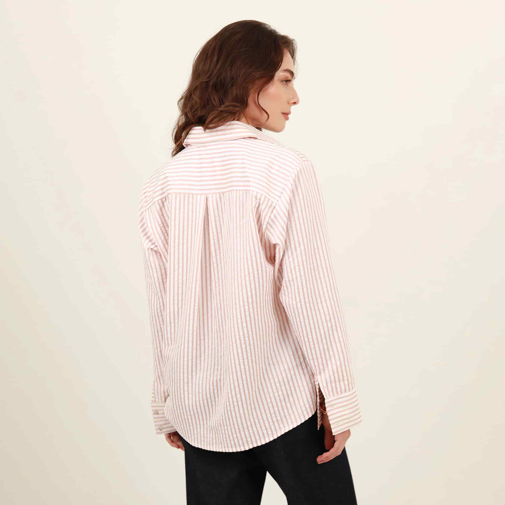 Camisa estampada manga larga básica - miniatura 2