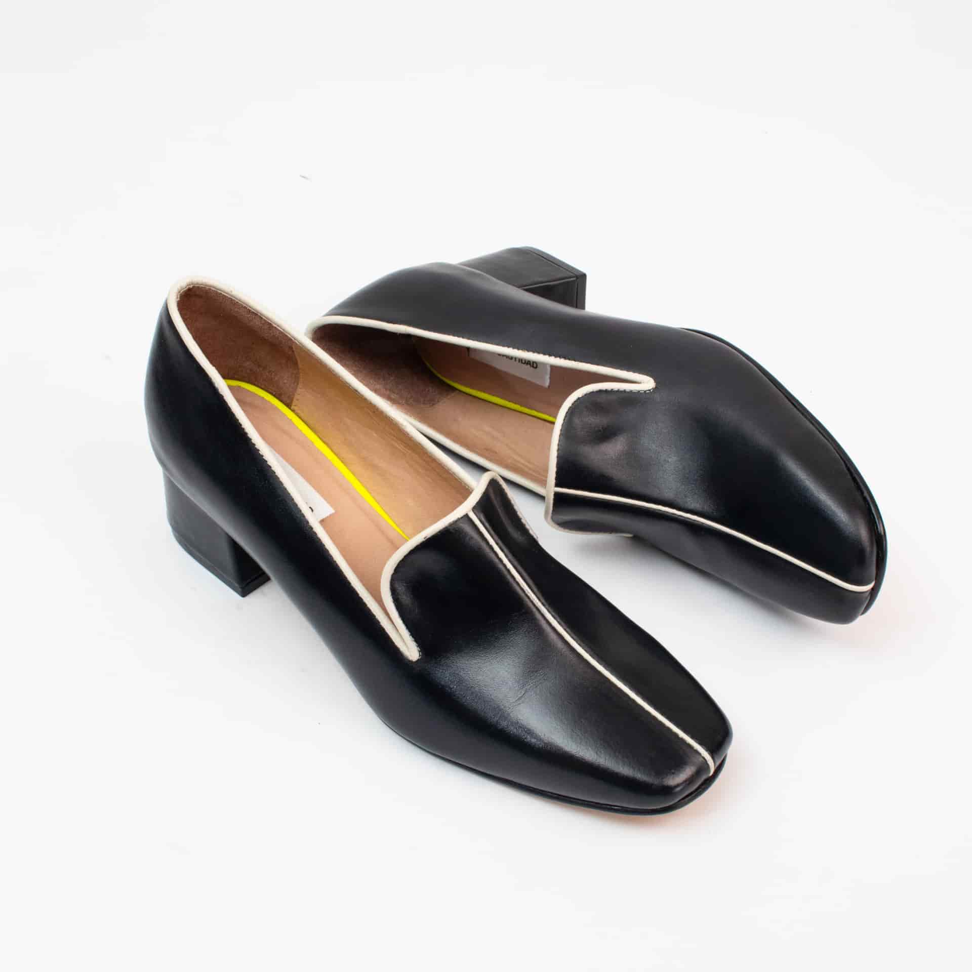 LOAFERS - black x white - miniatura 2