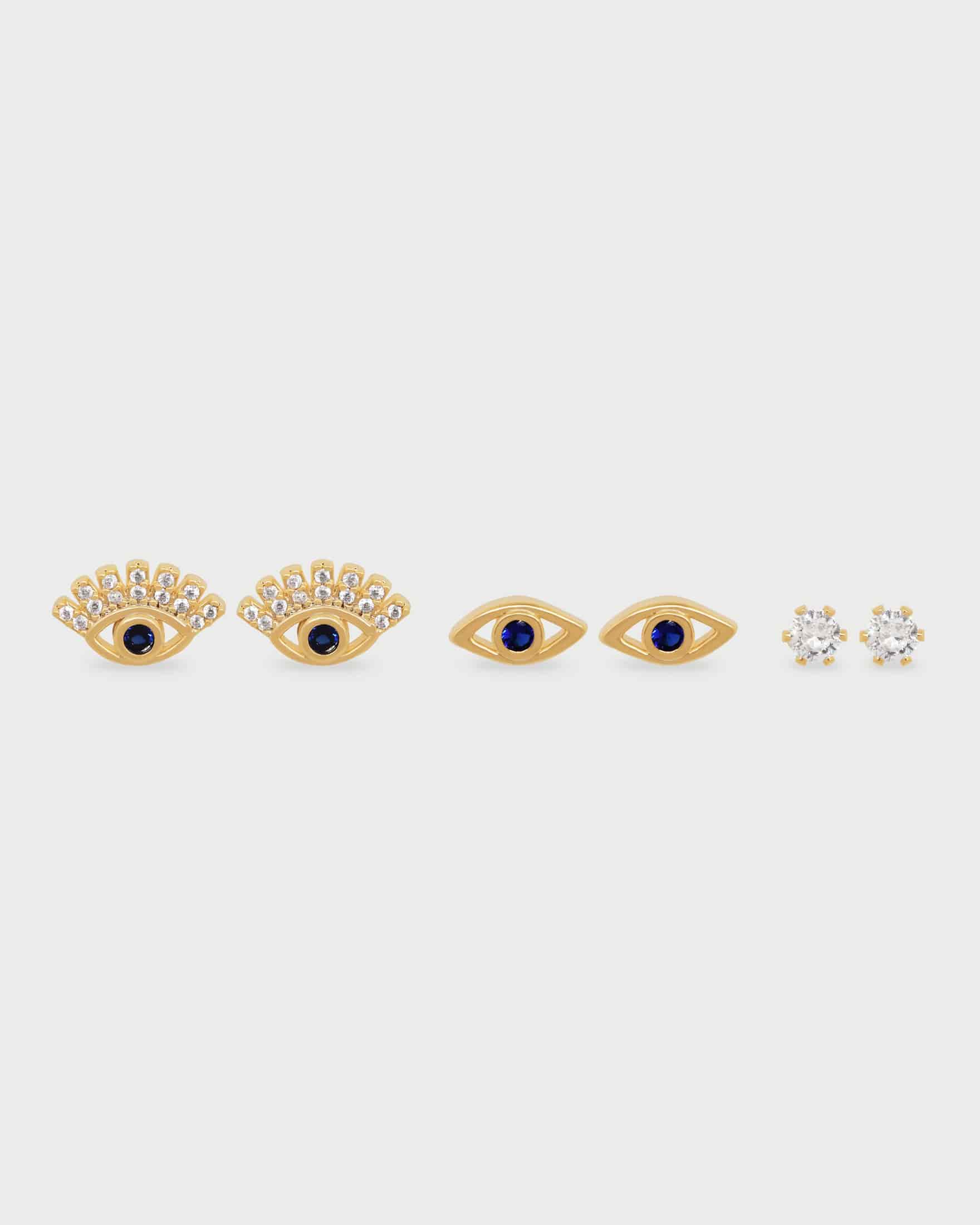 Set X3 Aretes Ojo Turco - miniatura 3