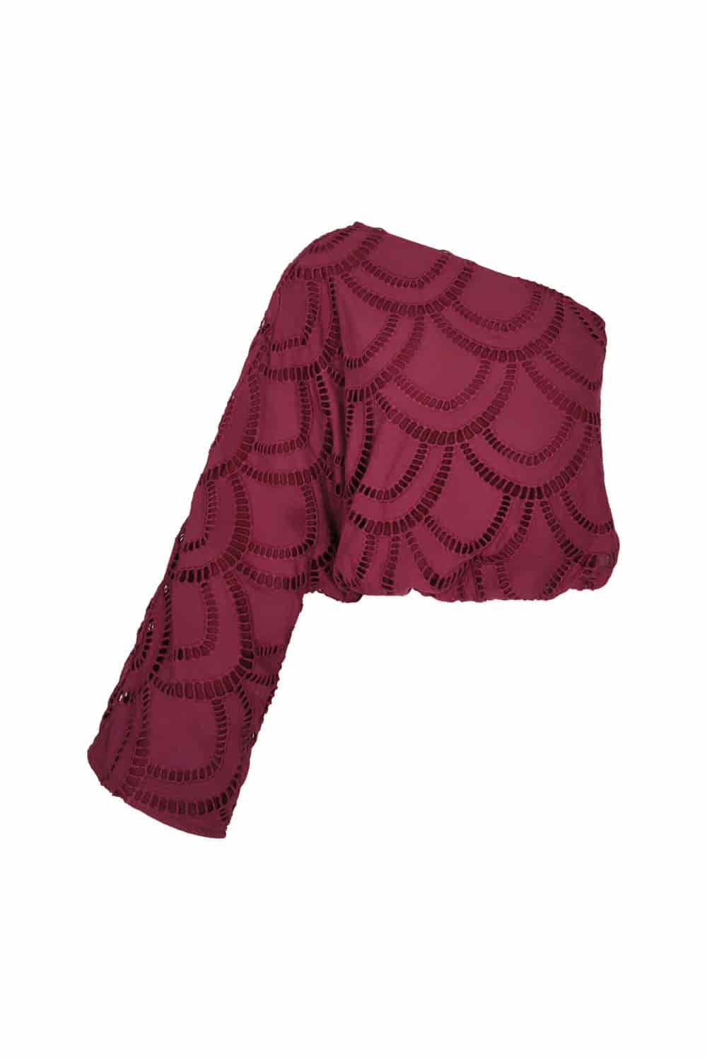 Blusa ayla vinotinto - miniatura 2