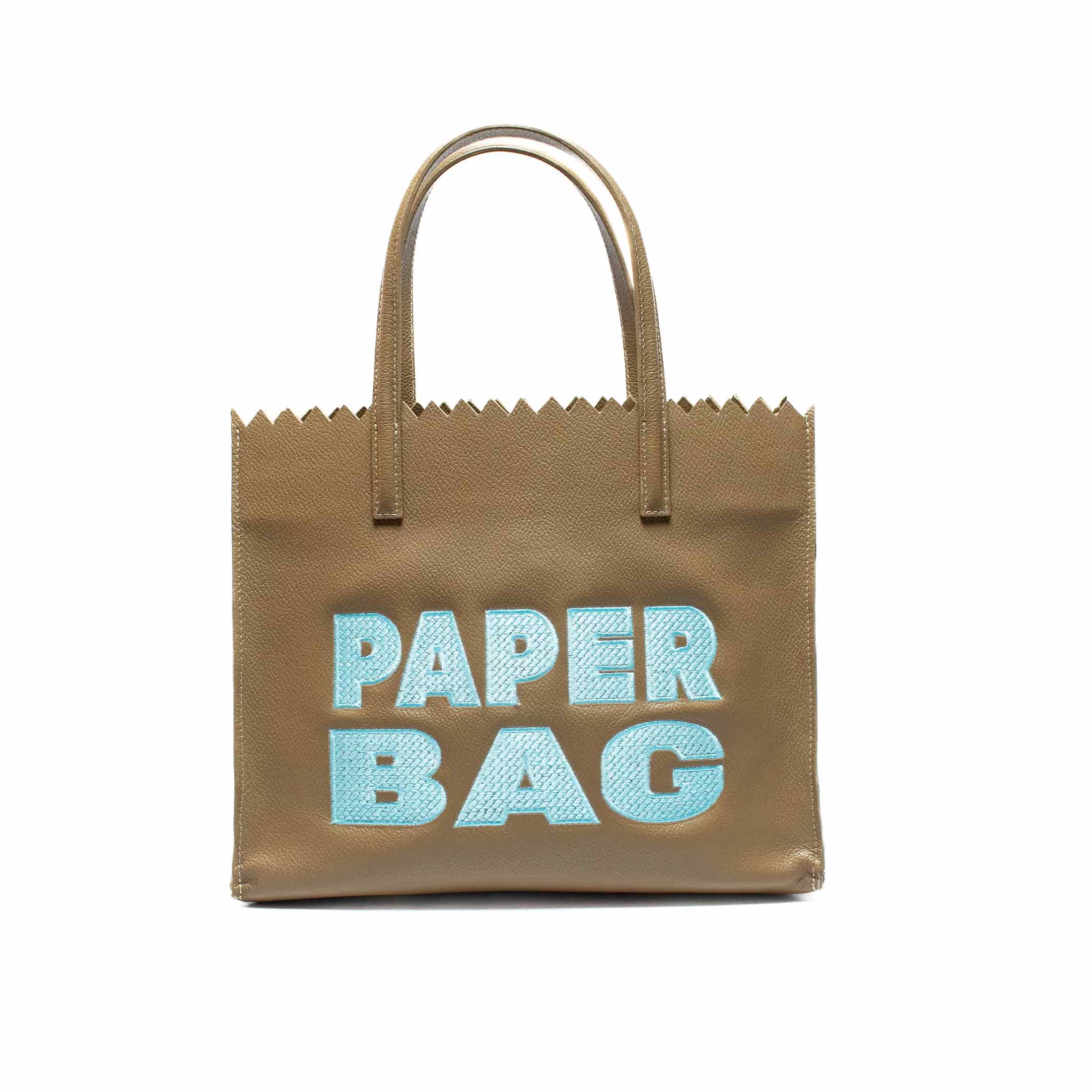 PAPER BAG SHORT musgo x blue sky - miniatura 1