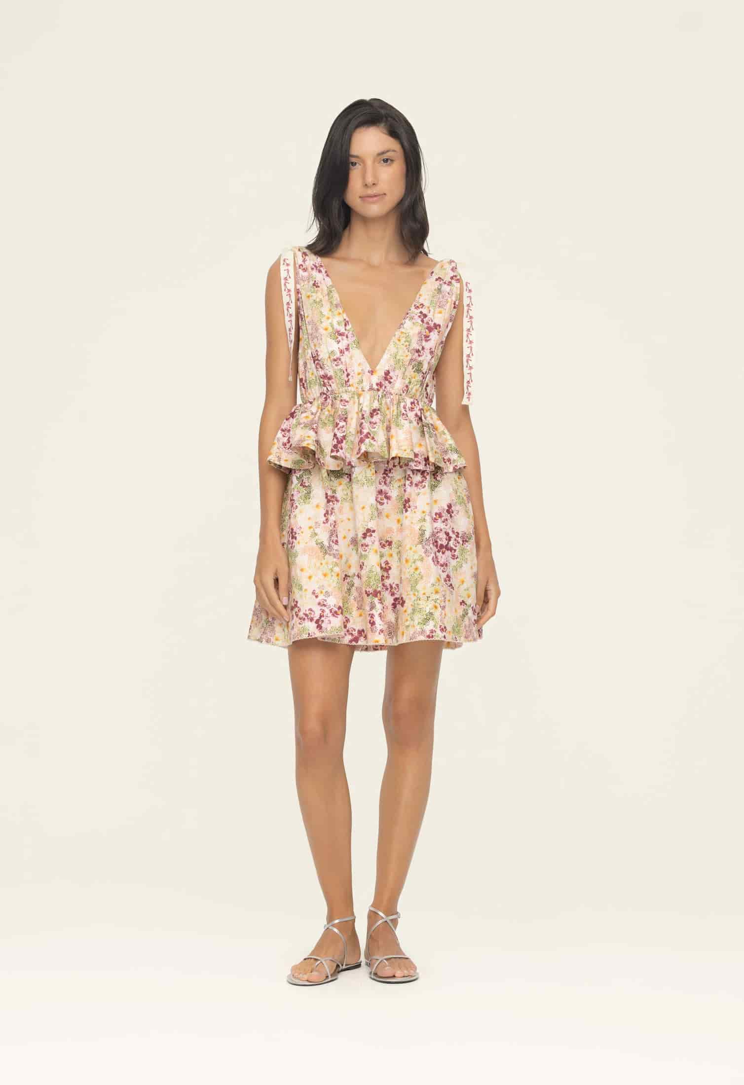 Infinito Florecer Mini Dress - miniatura 1
