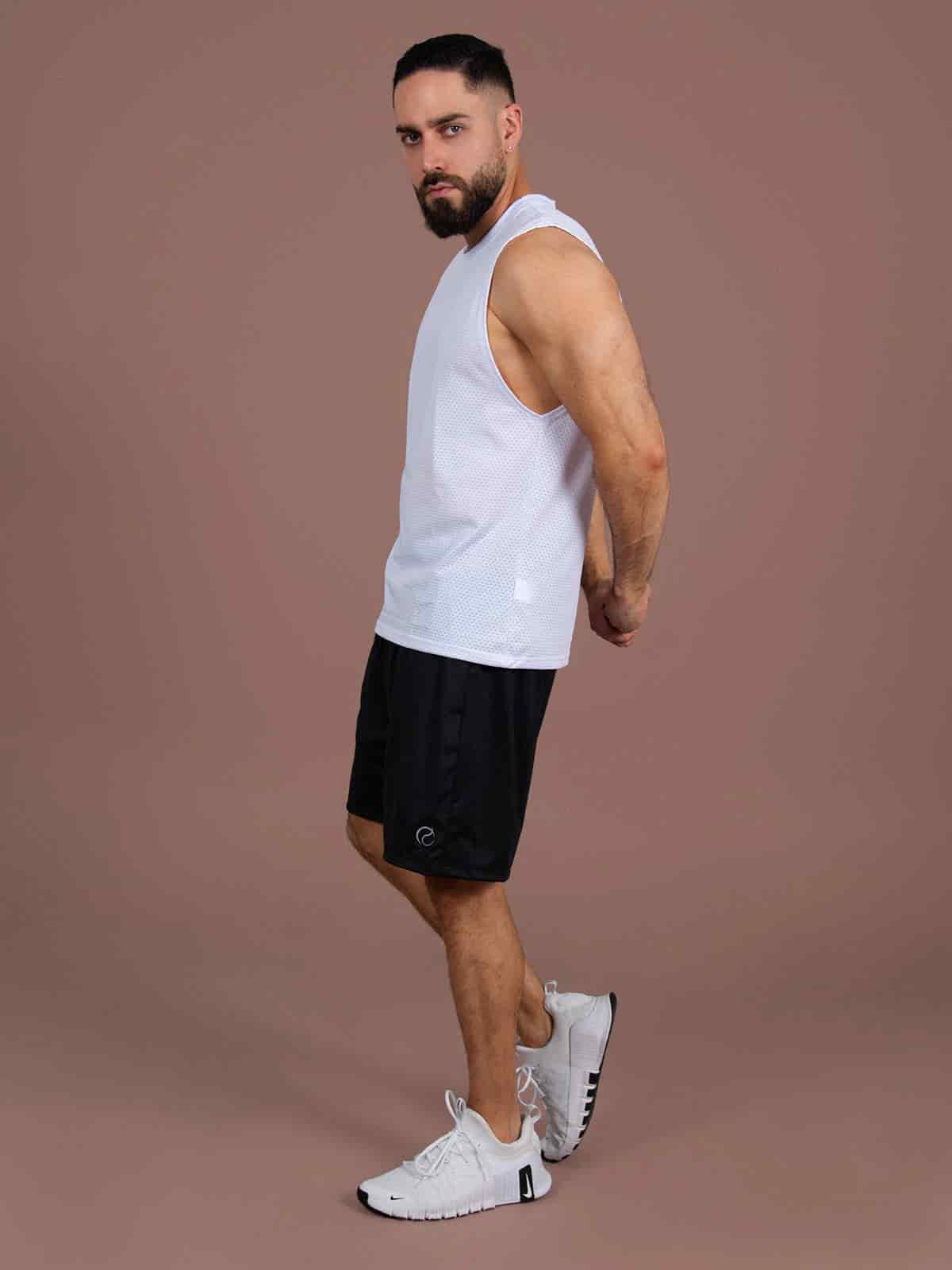 camisilla hombre panal blanco - miniatura 3