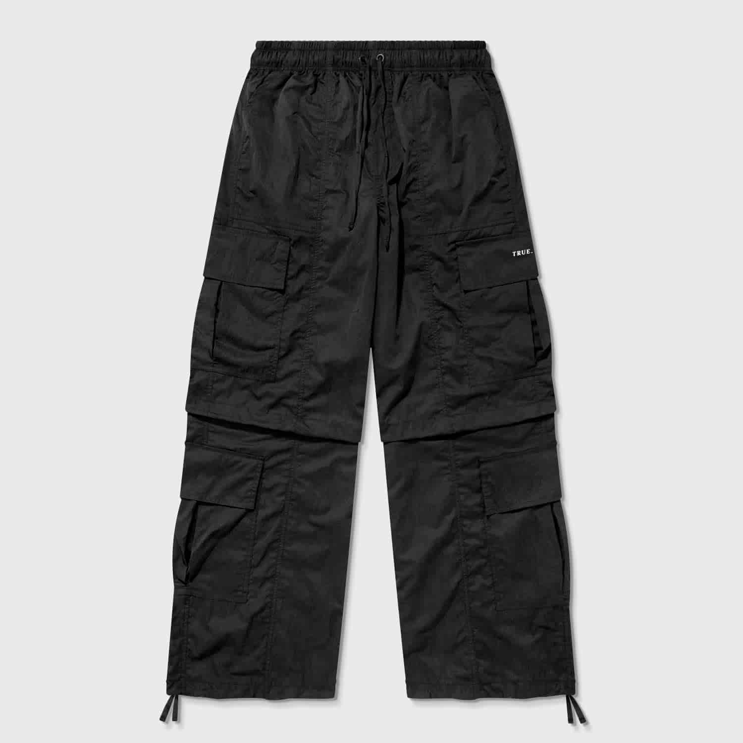 Active Baggy Cargo Pants - Black - miniatura 1