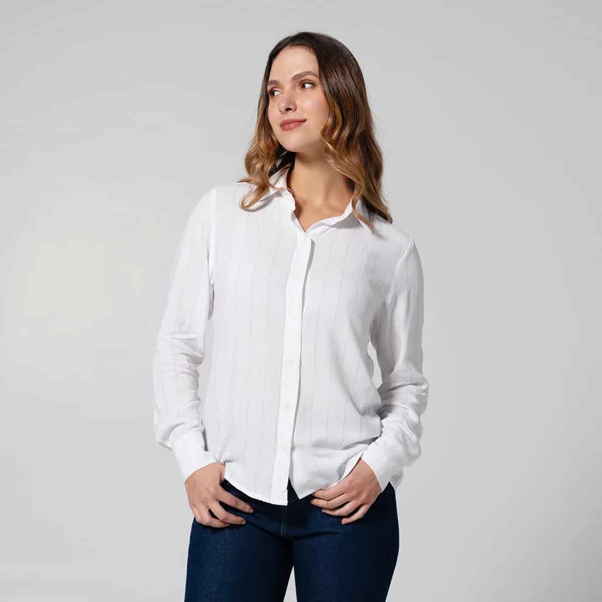 Blusa Camisera Slim Indiry - miniatura 3