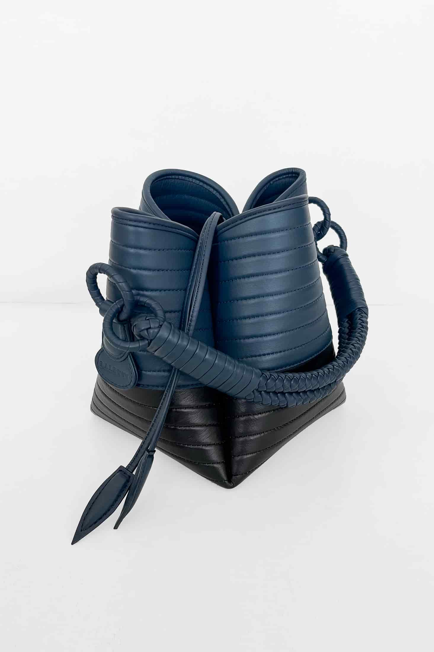 Tulip Oxford Bag, Black & Blue - miniatura 5