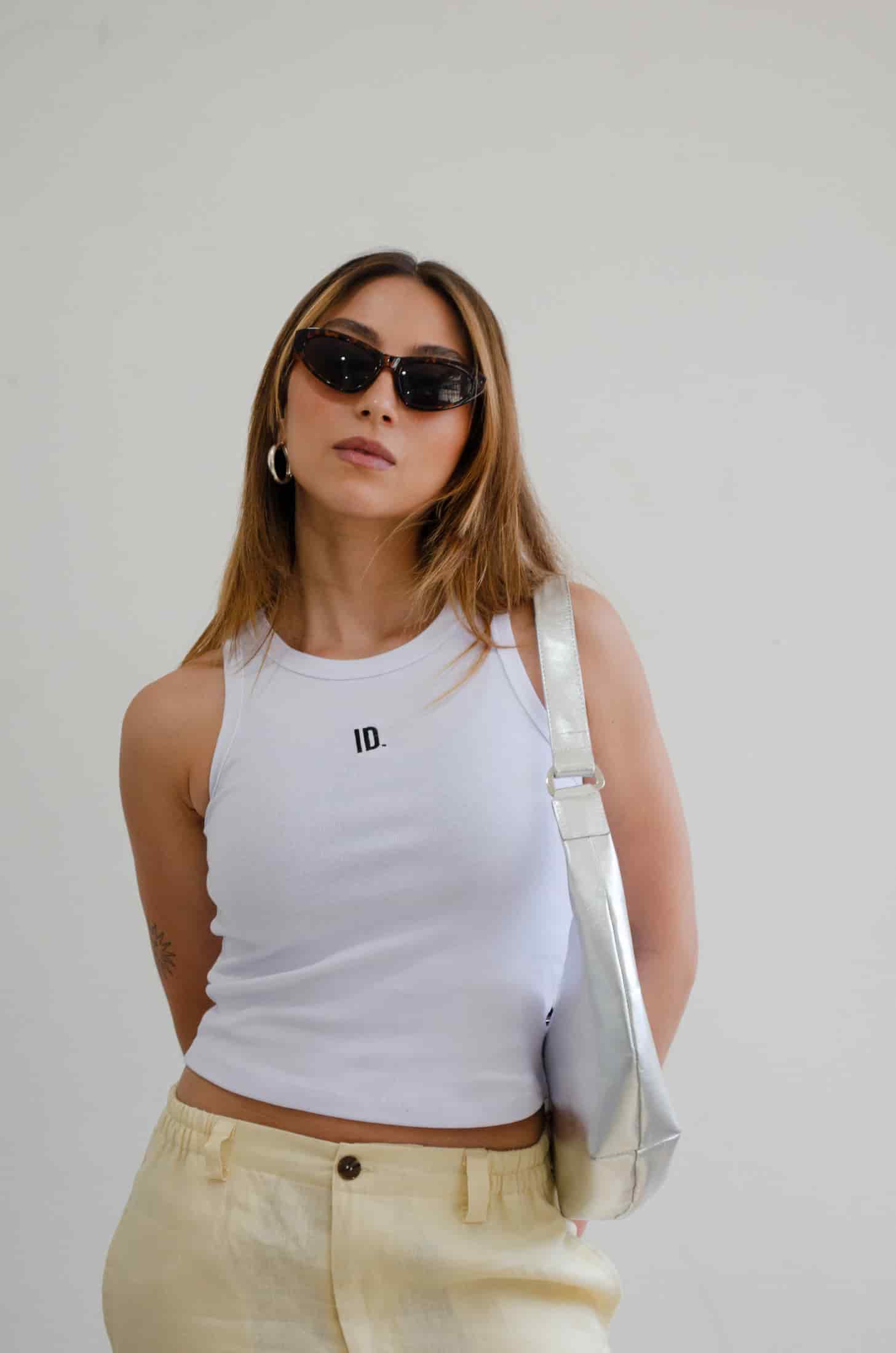Tank top de algodón | Blanco - miniatura 4