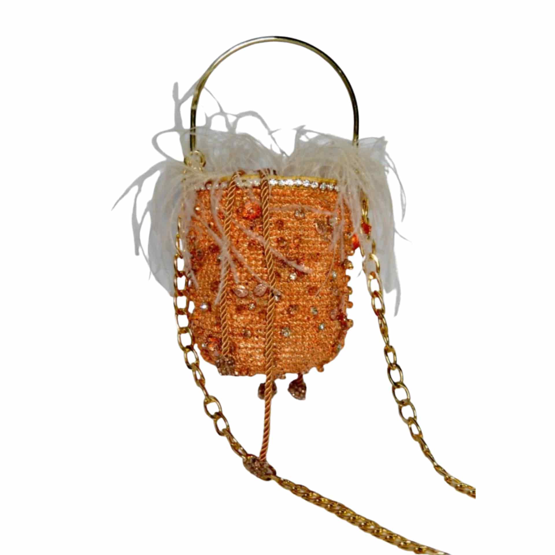Rose Gold Minaudière Bag - miniatura 2