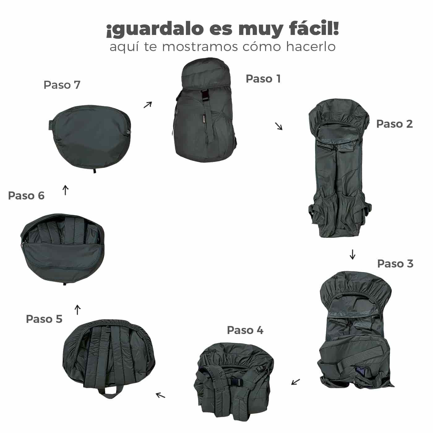 Morral Viajero ULTRA Plegable Estampado Vida Citybags Multicolor - miniatura 9