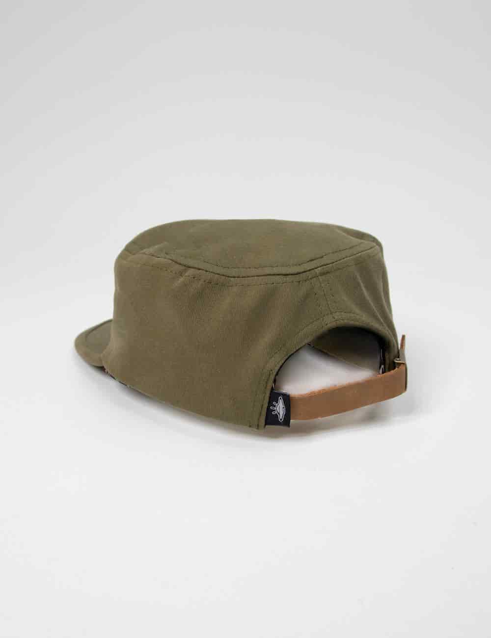 Gorra Rebel Hat verde militar - miniatura 4