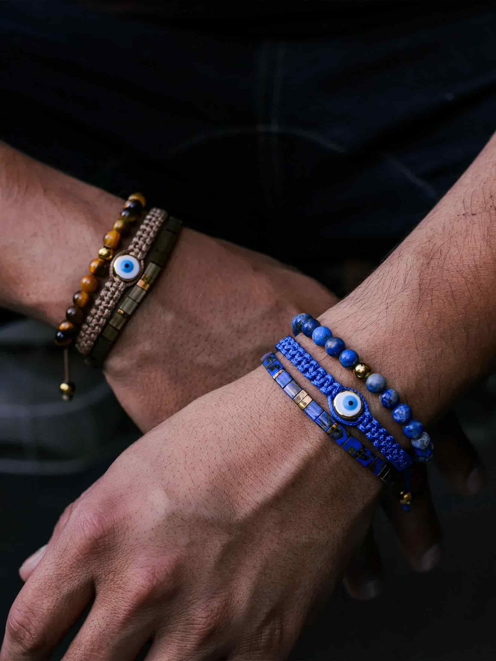 Brazalete Lapislazuli 6mm - miniatura 4