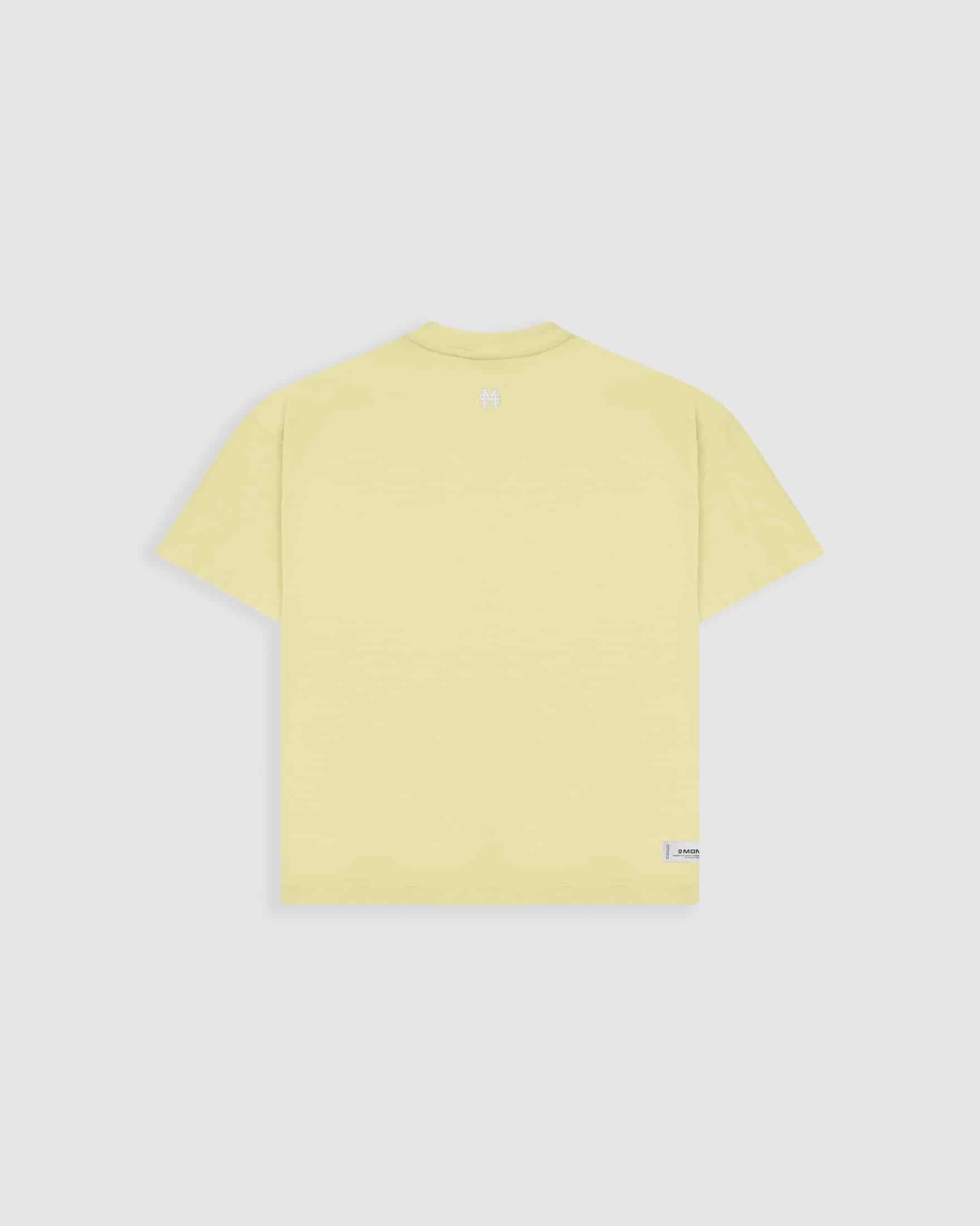 Camiseta Boxy Fit Básica V3 - Amarillo Pastel - miniatura 5