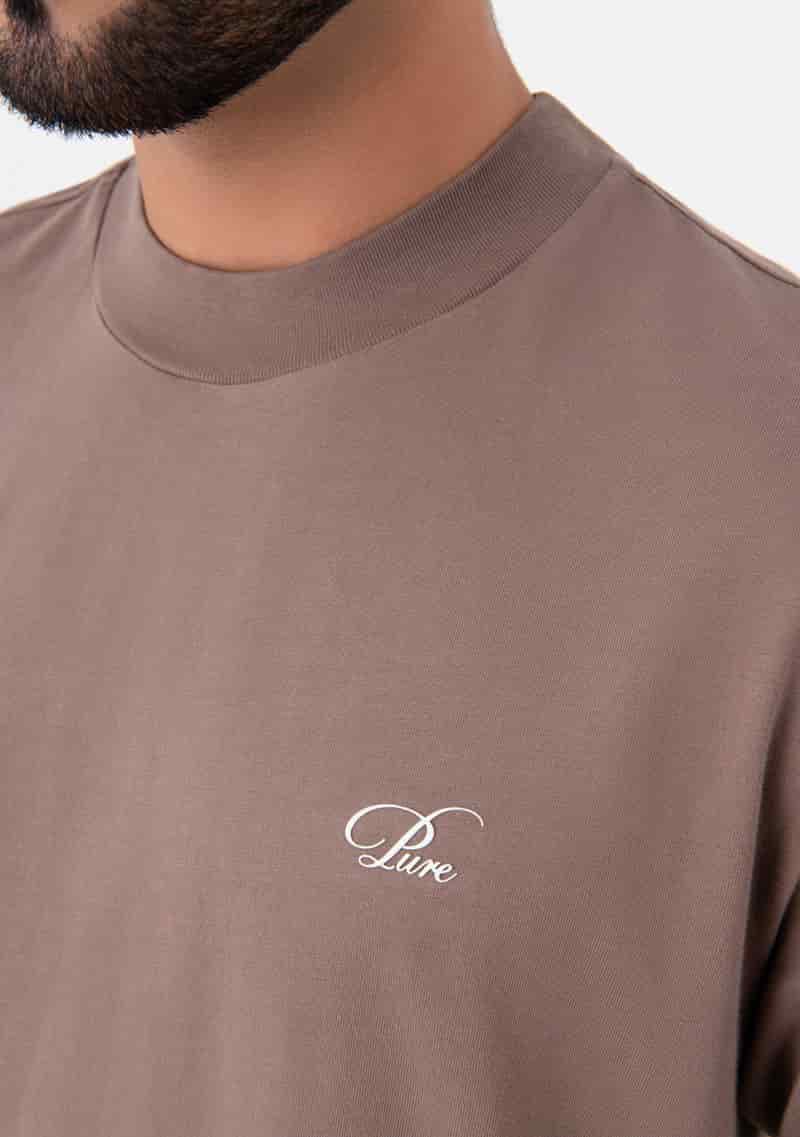 Atelier regular brown t-shirt - miniatura 9