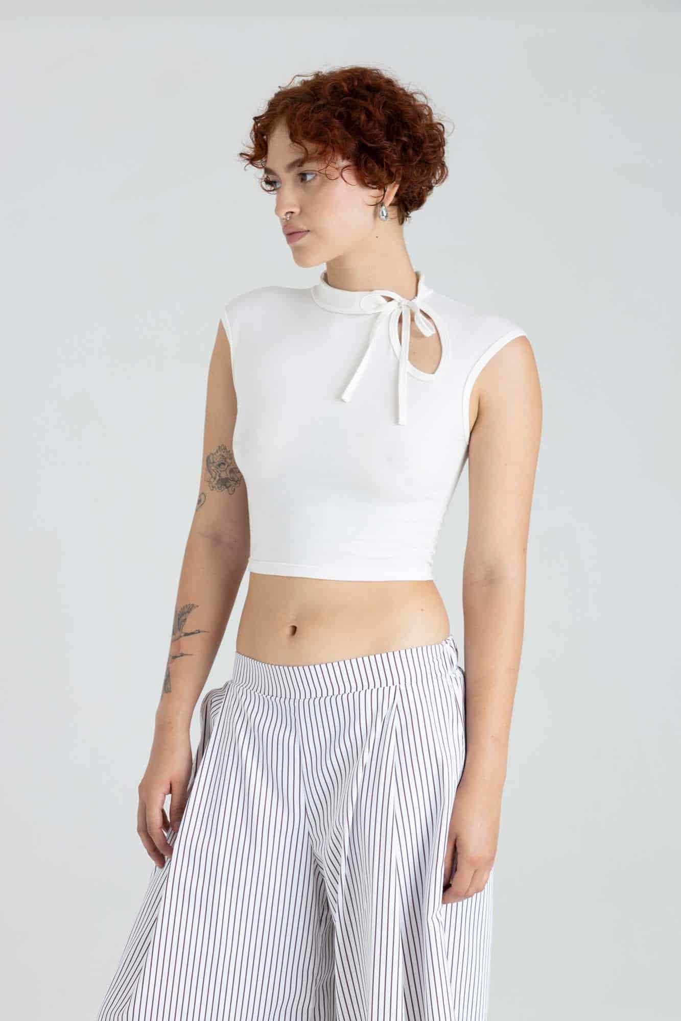 SORA TOP MARFIL - miniatura 6